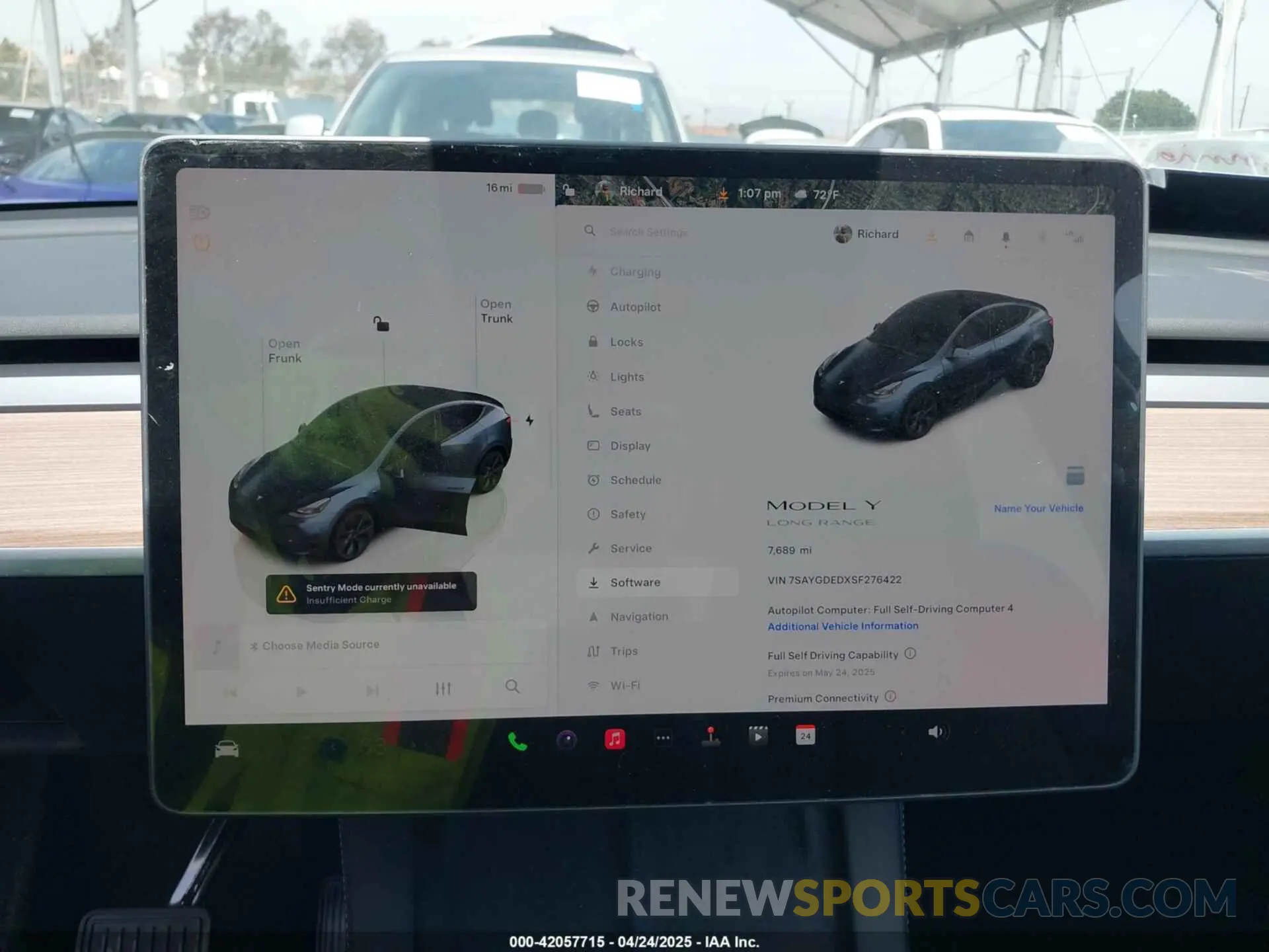 18 Фотография поврежденного автомобиля 7SAYGDEDXSF276422 TESLA MODEL Y 2025
