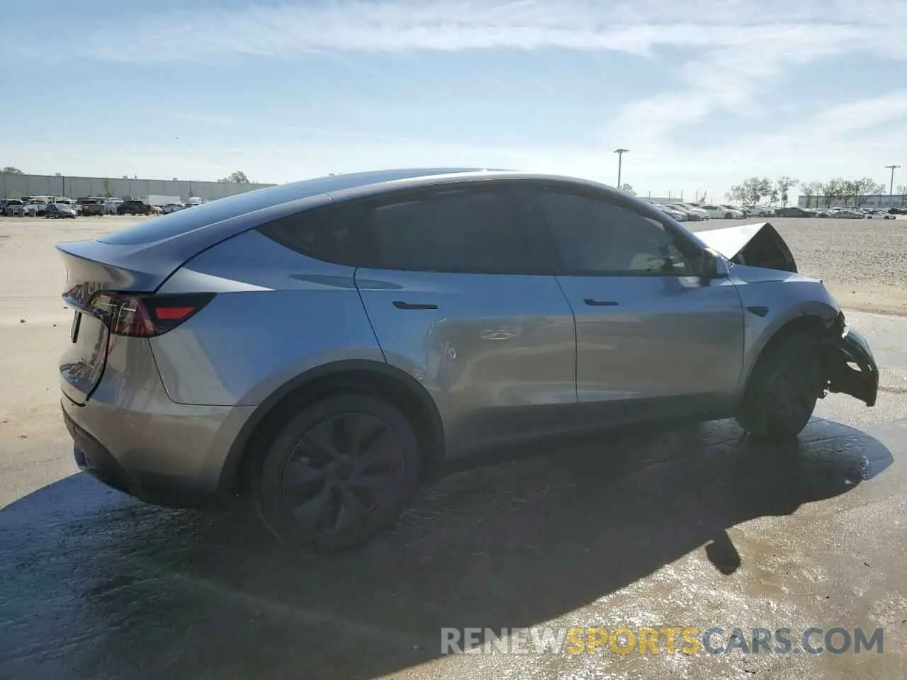 3 Фотография поврежденного автомобиля 7SAYGDEE0SA350114 TESLA MODEL Y 2025