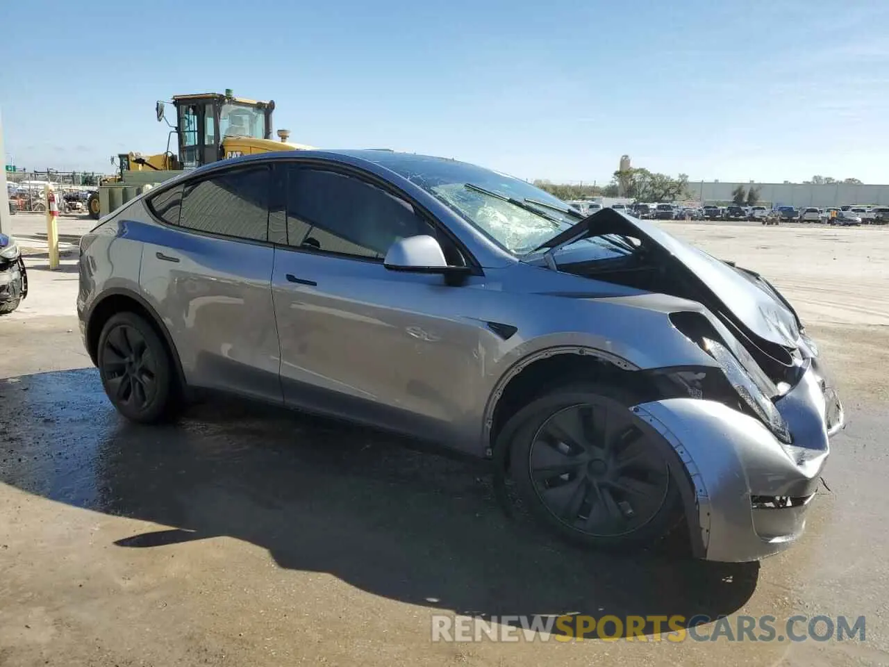 4 Фотография поврежденного автомобиля 7SAYGDEE0SA350114 TESLA MODEL Y 2025
