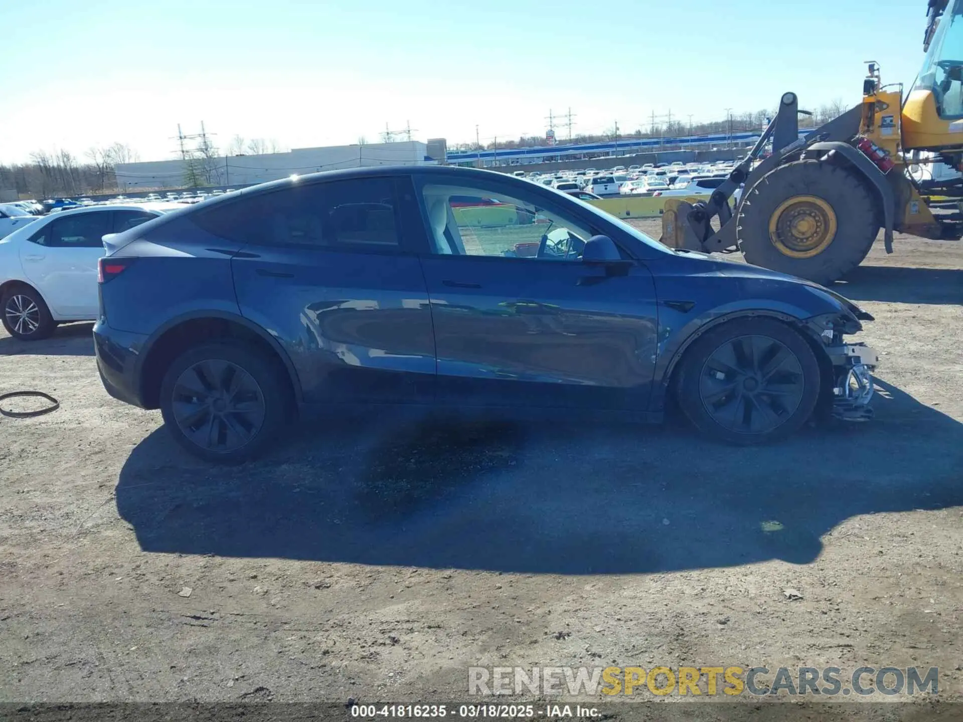 12 Photograph of a damaged car 7SAYGDEE1SA351255 TESLA MODEL Y 2025