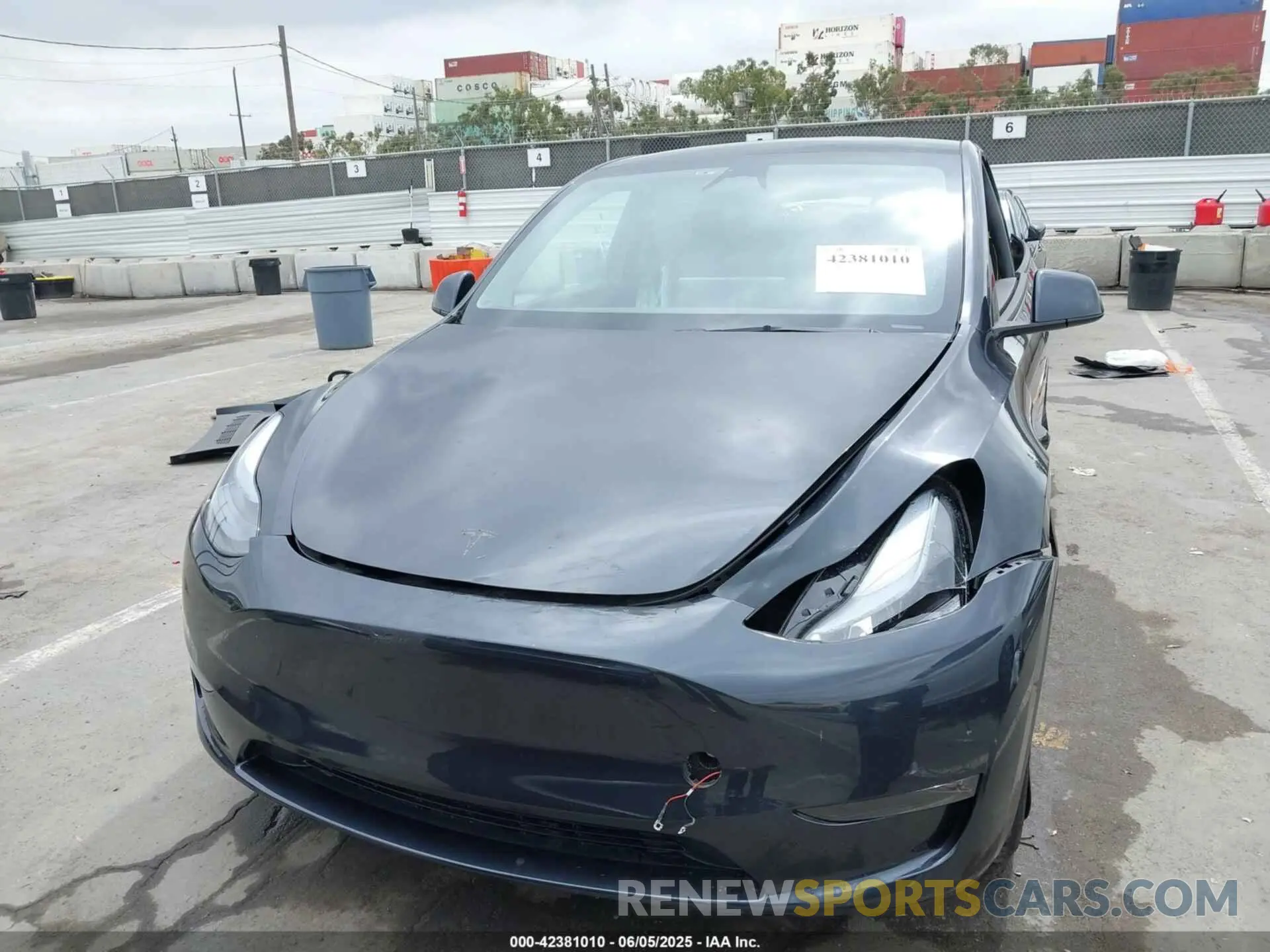 11 Фотография поврежденного автомобиля 7SAYGDEE1SF285163 TESLA MODEL Y 2025