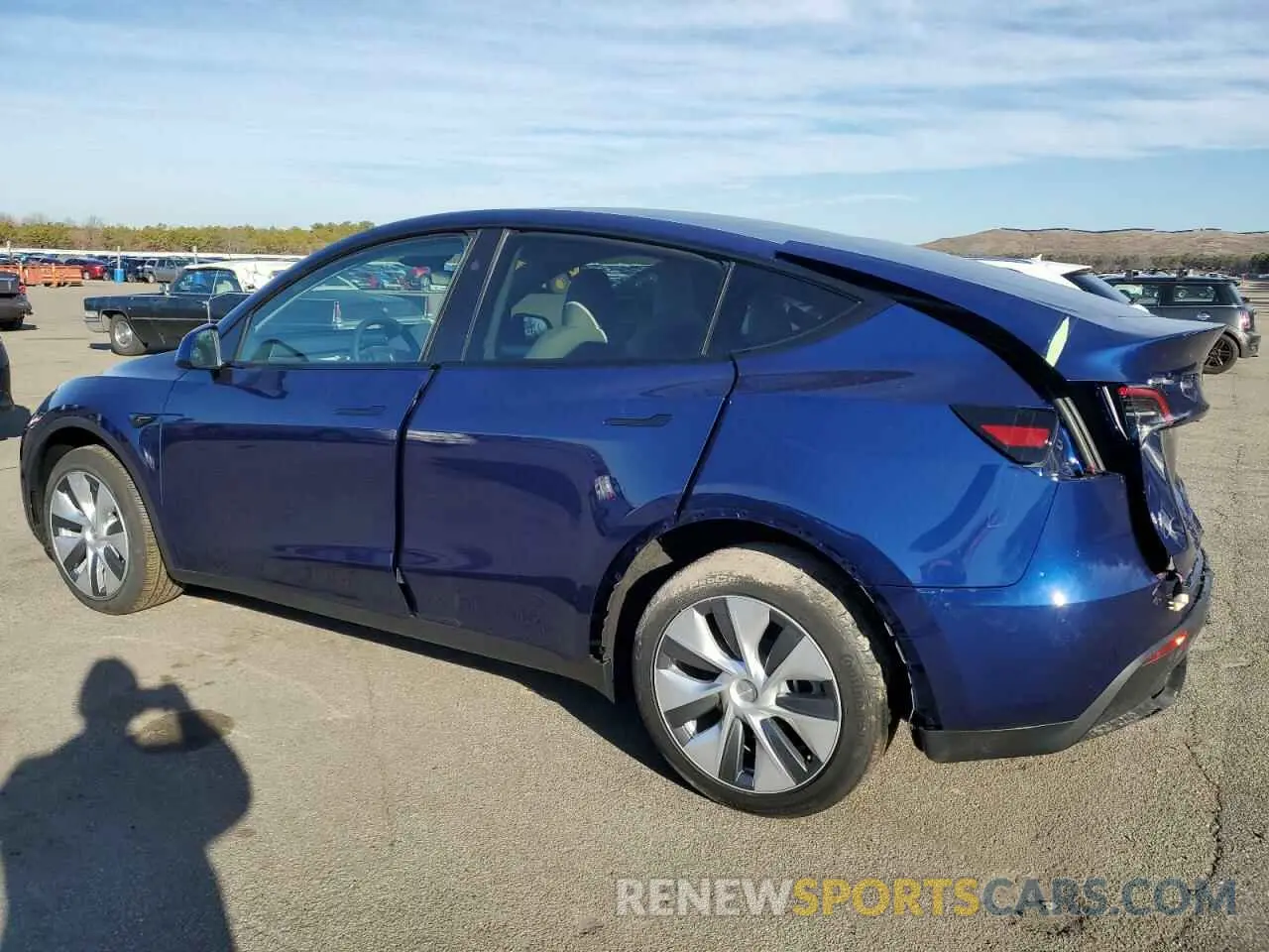 2 Photograph of a damaged car 7SAYGDEE2SF292851 TESLA MODEL Y 2025