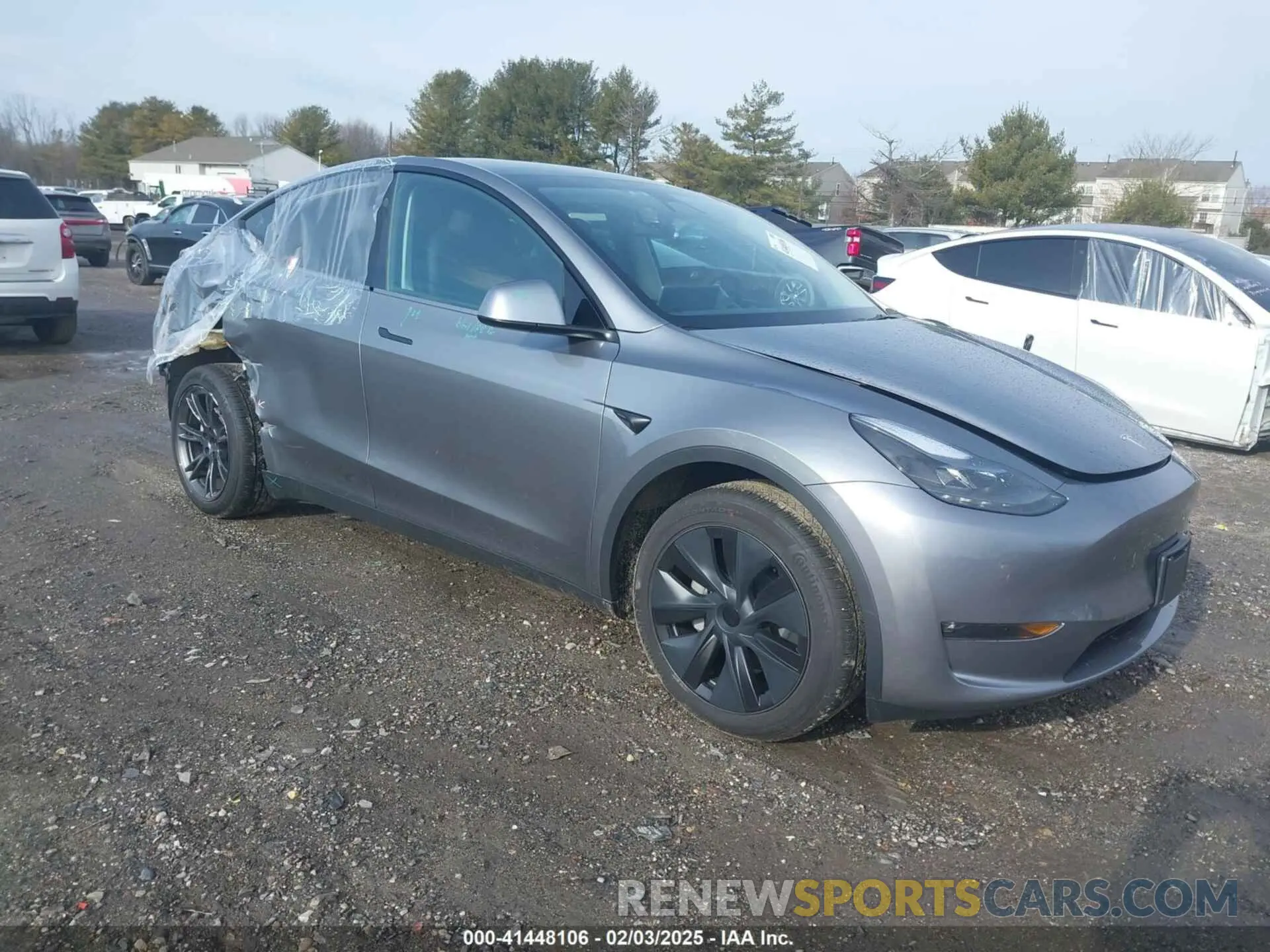 1 Фотография поврежденного автомобиля 7SAYGDEE3SF218015 TESLA MODEL Y 2025