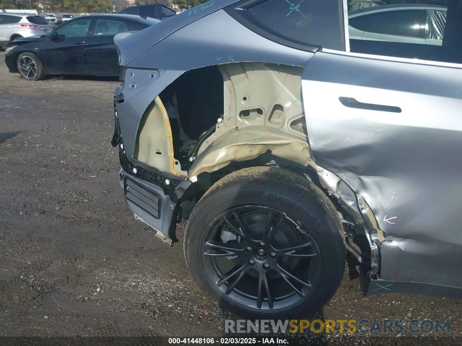 6 Фотография поврежденного автомобиля 7SAYGDEE3SF218015 TESLA MODEL Y 2025