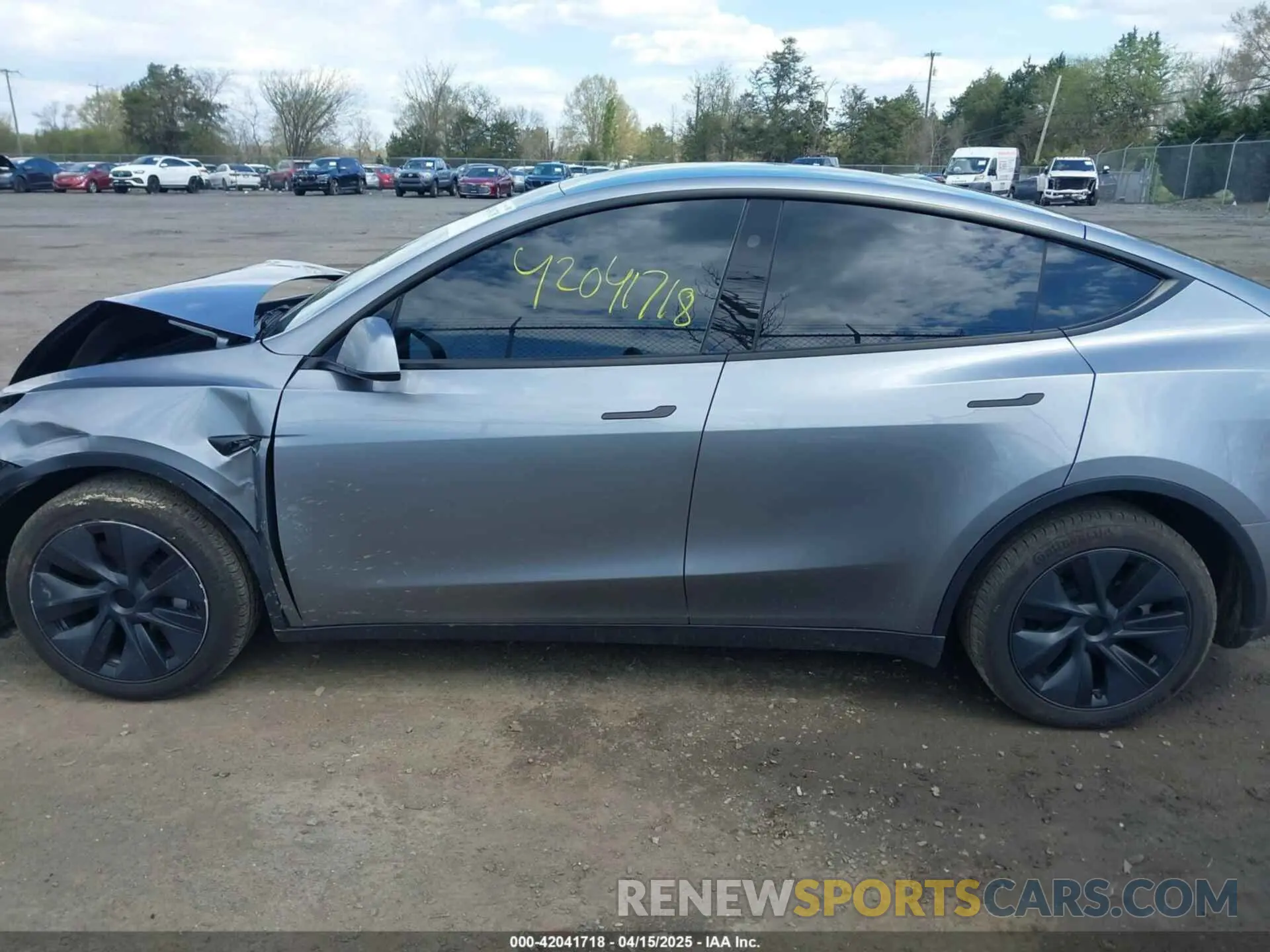14 Фотография поврежденного автомобиля 7SAYGDEE4SA341299 TESLA MODEL Y 2025