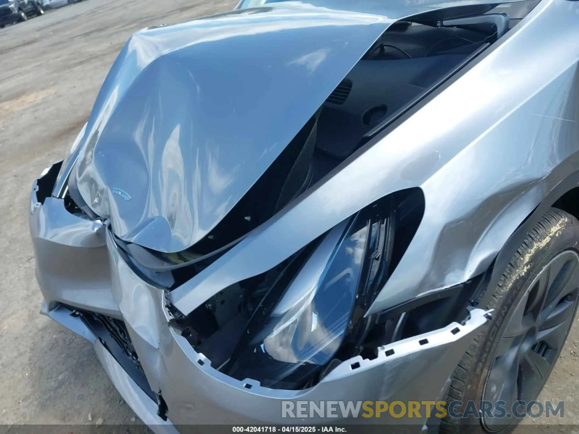 6 Фотография поврежденного автомобиля 7SAYGDEE4SA341299 TESLA MODEL Y 2025