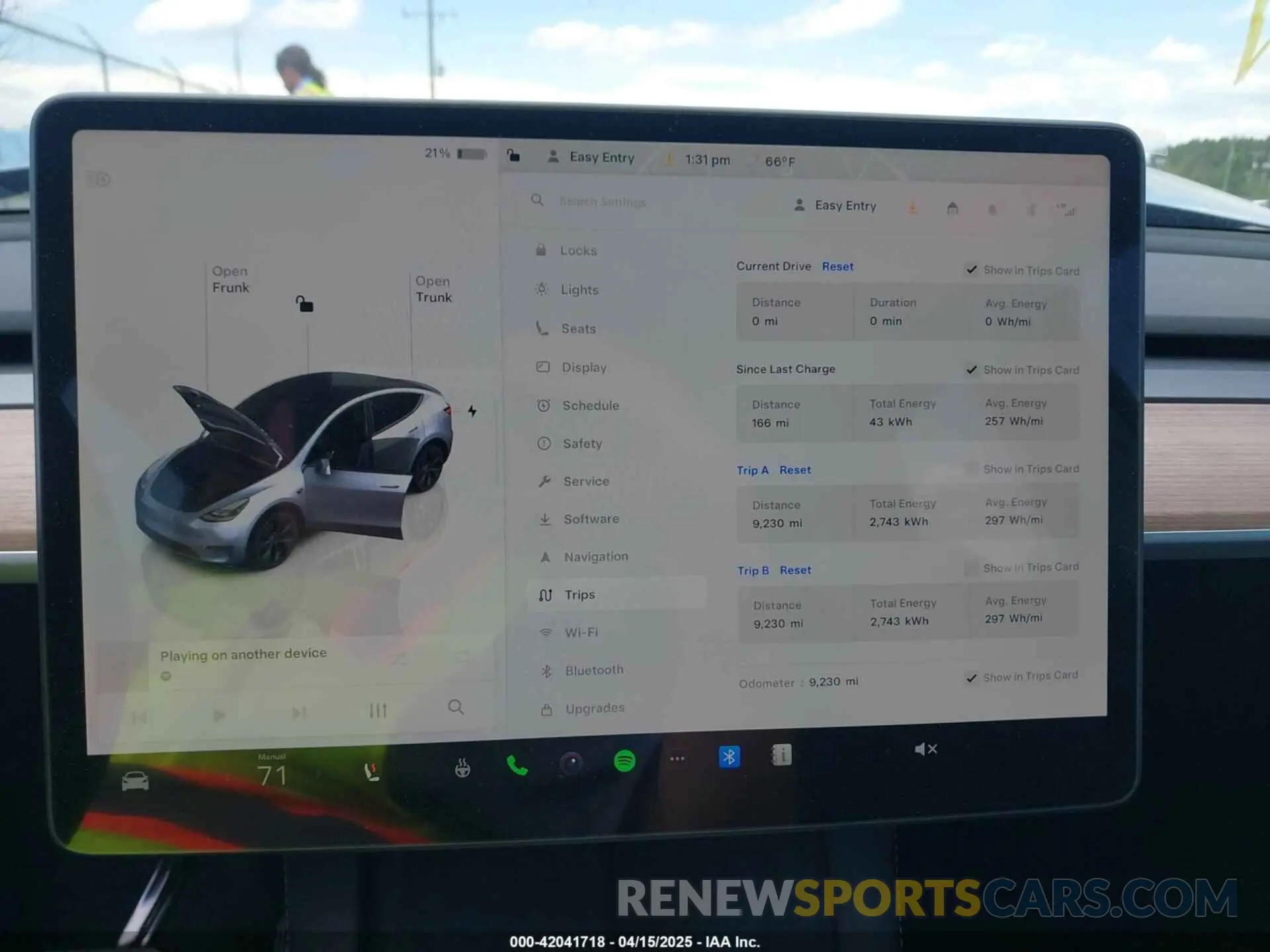 7 Фотография поврежденного автомобиля 7SAYGDEE4SA341299 TESLA MODEL Y 2025