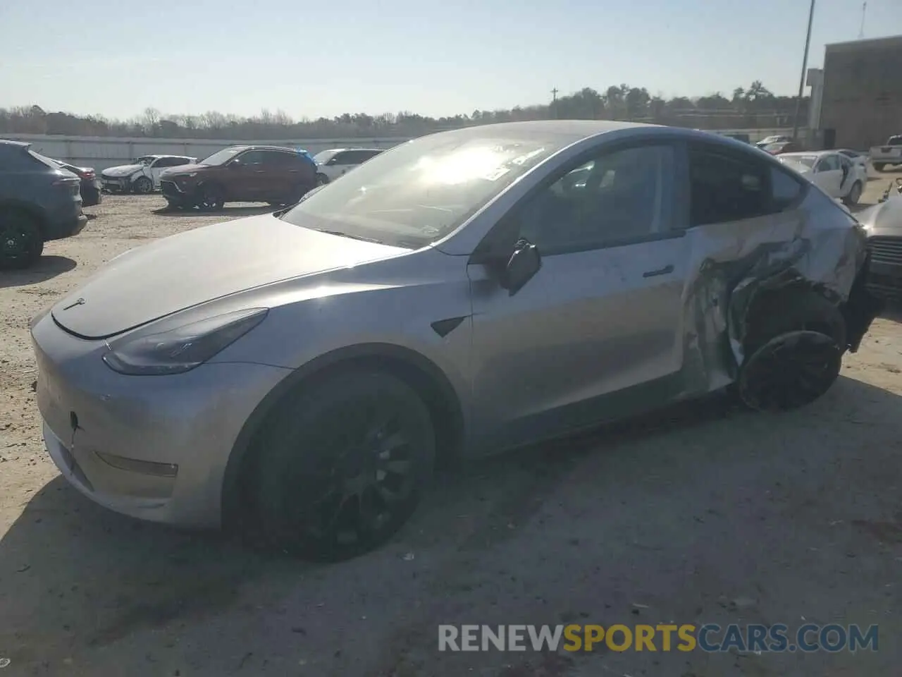 1 Фотография поврежденного автомобиля 7SAYGDEE4SA351797 TESLA MODEL Y 2025
