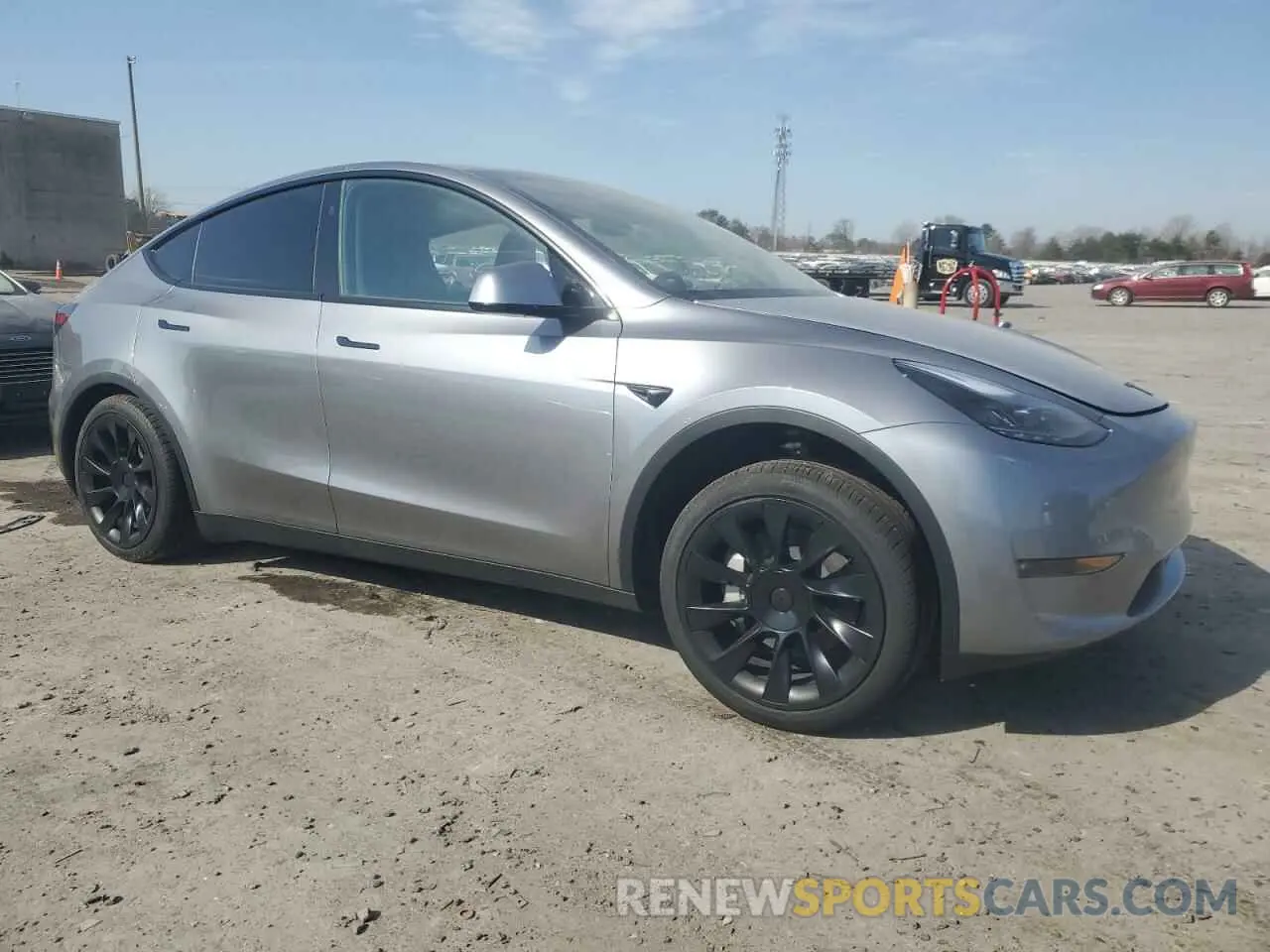 4 Фотография поврежденного автомобиля 7SAYGDEE4SA351797 TESLA MODEL Y 2025