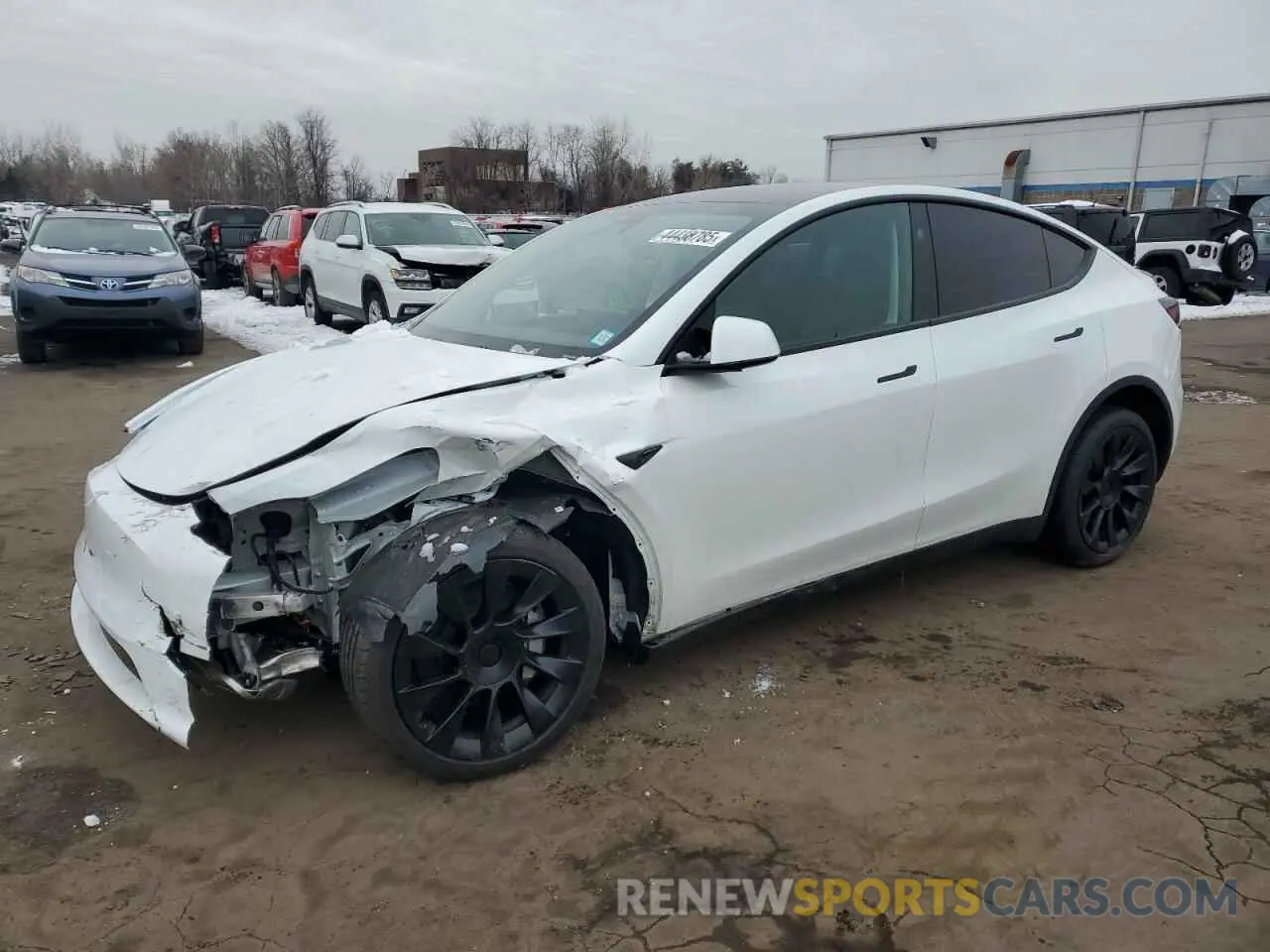 1 Photograph of a damaged car 7SAYGDEE4SA357731 TESLA MODEL Y 2025