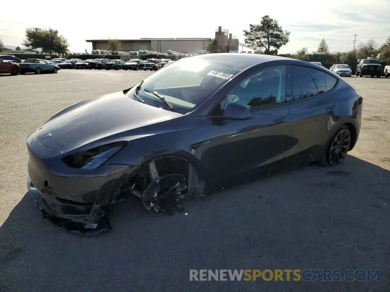1 Фотография поврежденного автомобиля 7SAYGDEE4SF272942 TESLA MODEL Y 2025