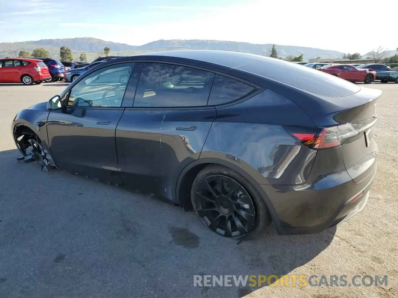2 Фотография поврежденного автомобиля 7SAYGDEE4SF272942 TESLA MODEL Y 2025