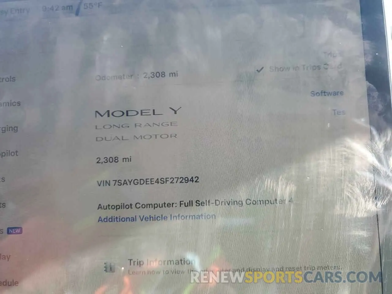 9 Фотография поврежденного автомобиля 7SAYGDEE4SF272942 TESLA MODEL Y 2025