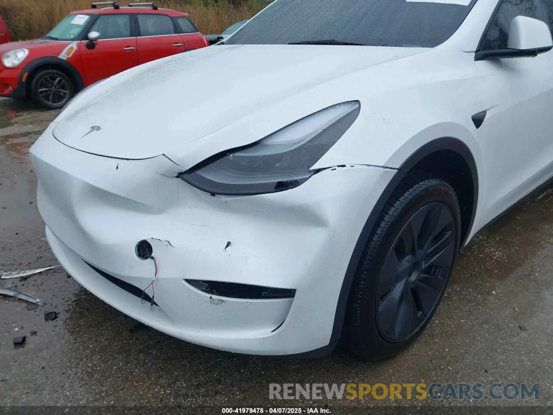6 Фотография поврежденного автомобиля 7SAYGDEE5SA355888 TESLA MODEL Y 2025