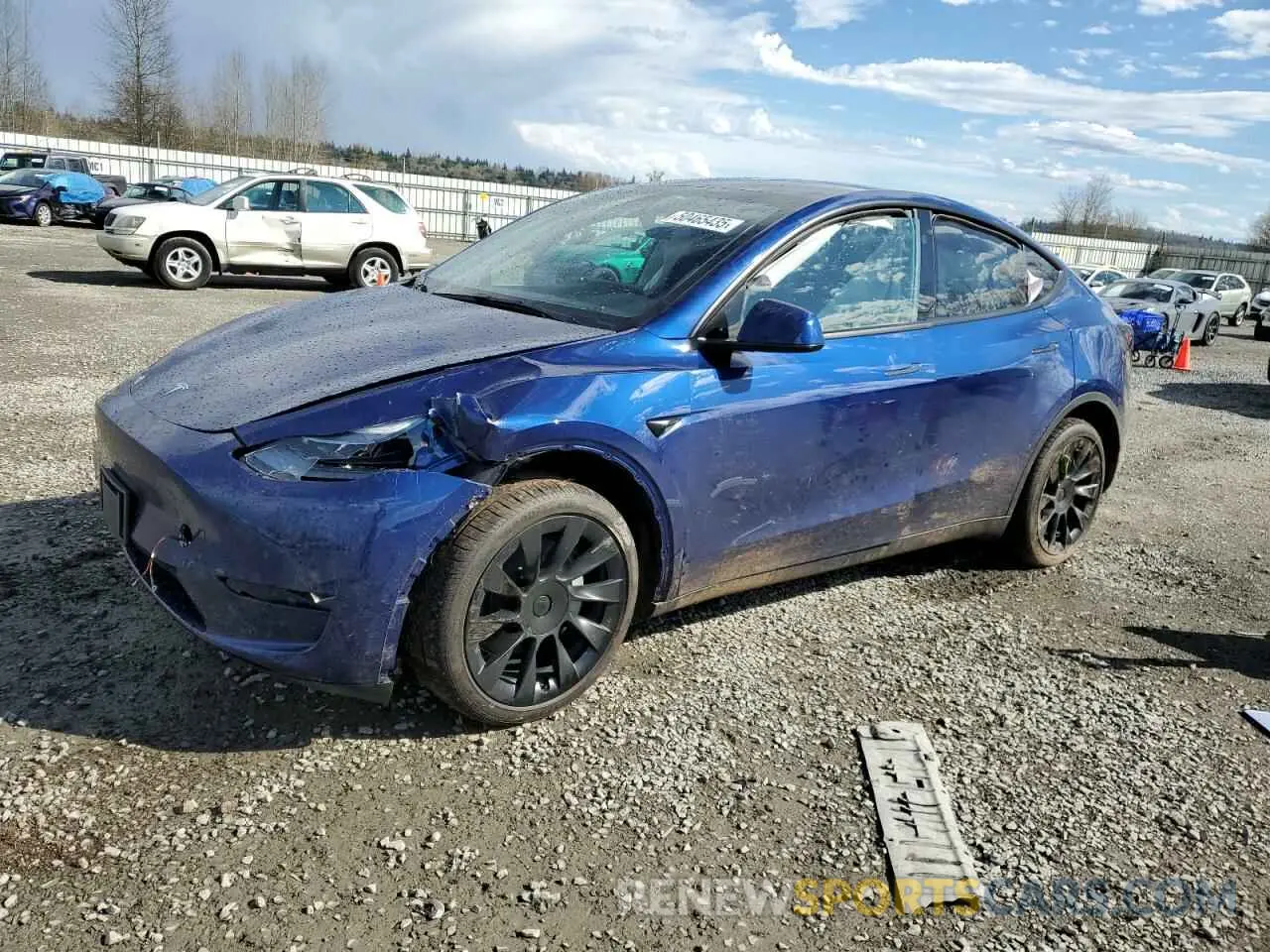 1 Фотография поврежденного автомобиля 7SAYGDEE5SF249489 TESLA MODEL Y 2025