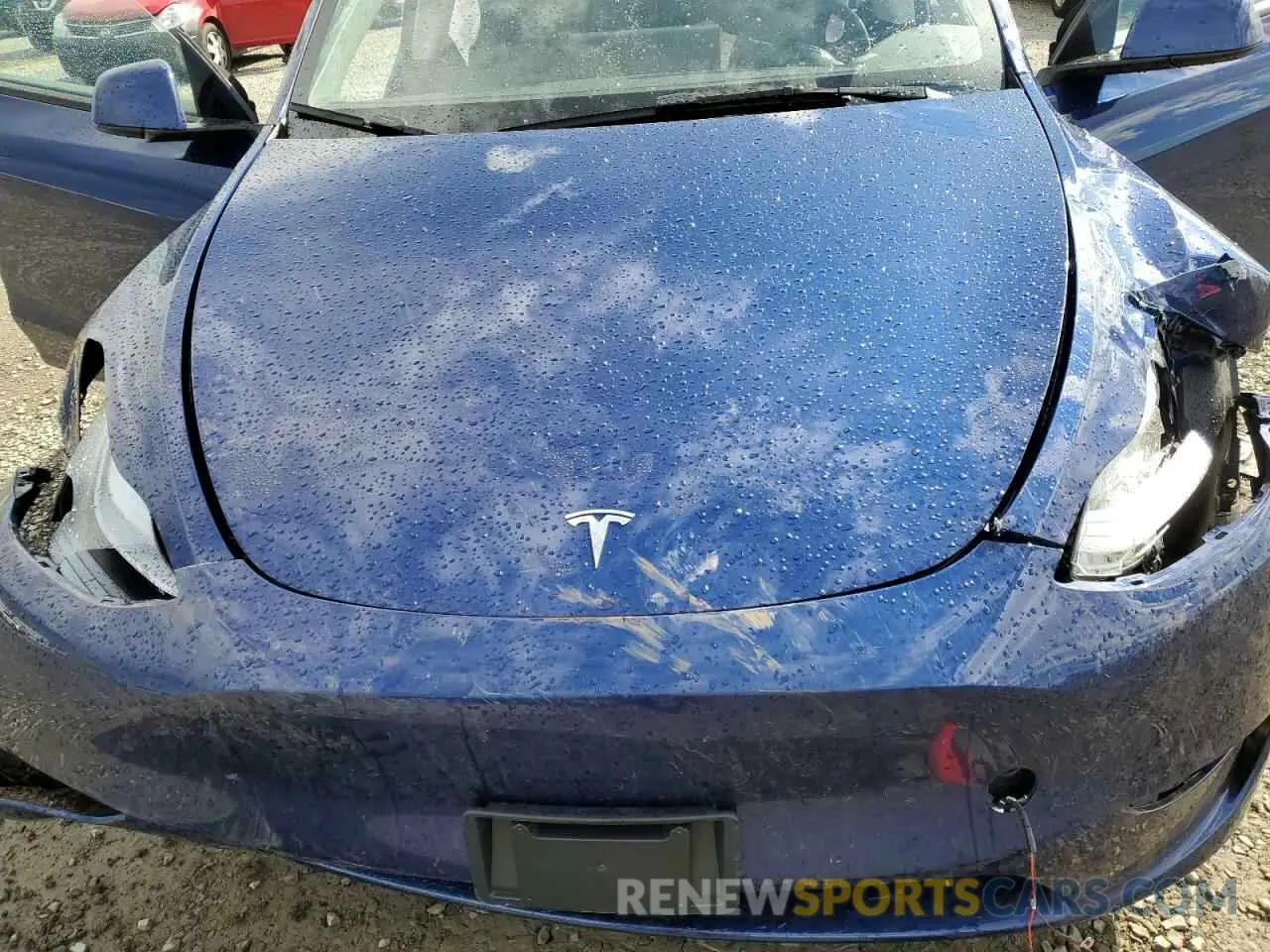 14 Фотография поврежденного автомобиля 7SAYGDEE5SF249489 TESLA MODEL Y 2025