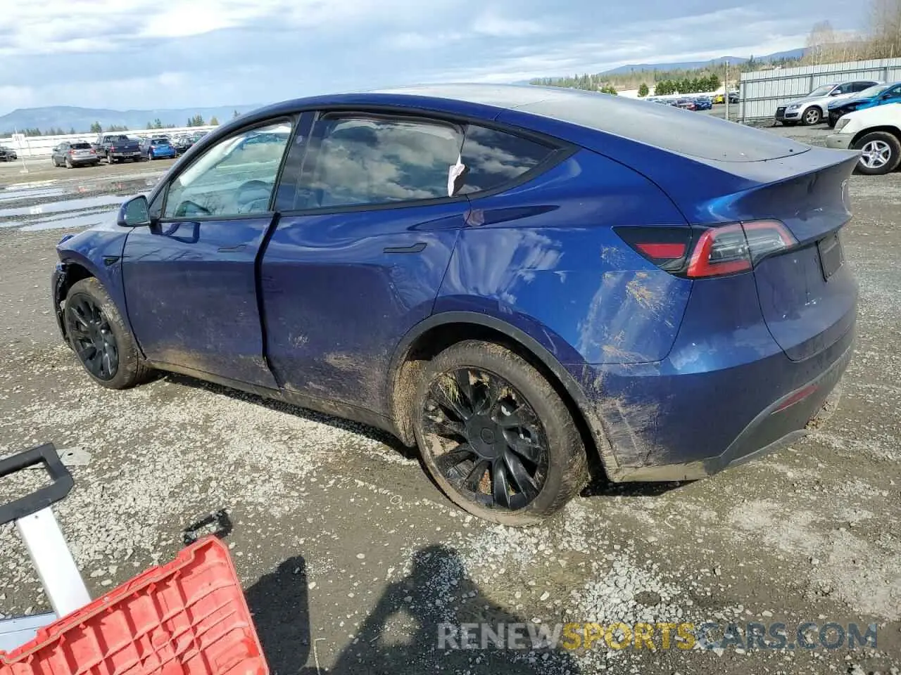 2 Фотография поврежденного автомобиля 7SAYGDEE5SF249489 TESLA MODEL Y 2025