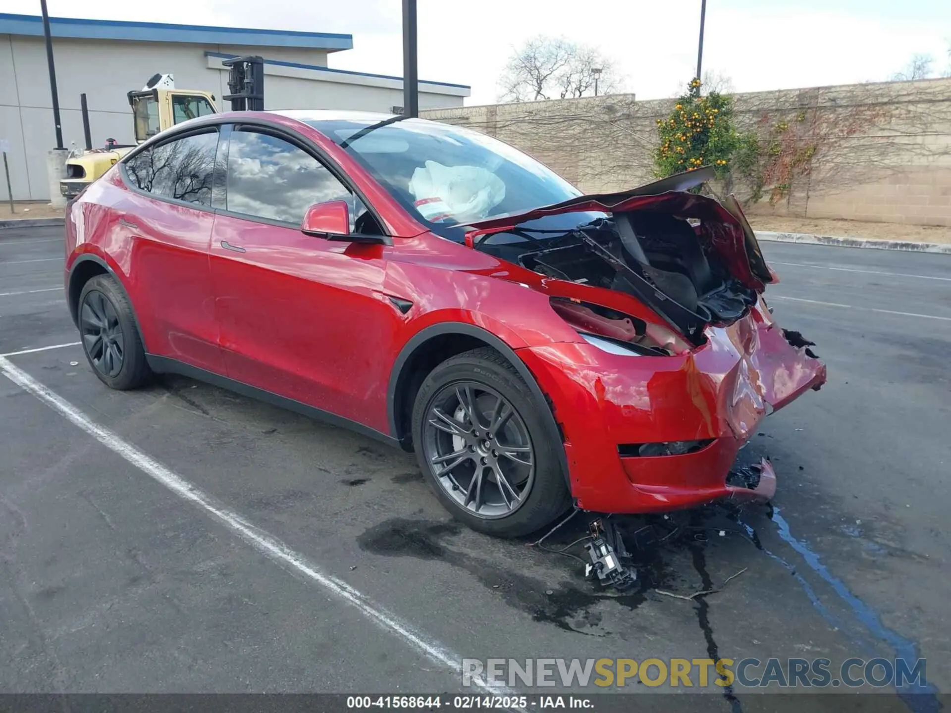 1 Фотография поврежденного автомобиля 7SAYGDEE5SF283772 TESLA MODEL Y 2025