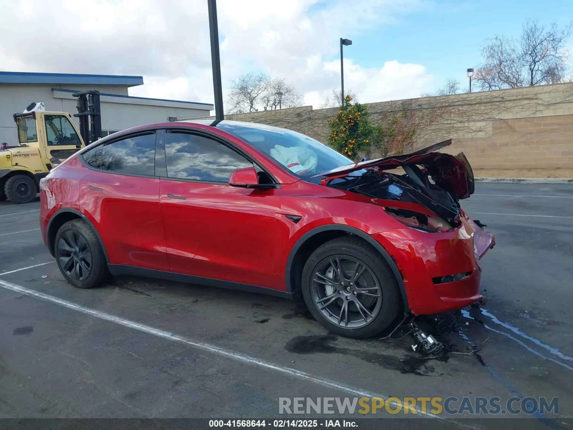 14 Фотография поврежденного автомобиля 7SAYGDEE5SF283772 TESLA MODEL Y 2025