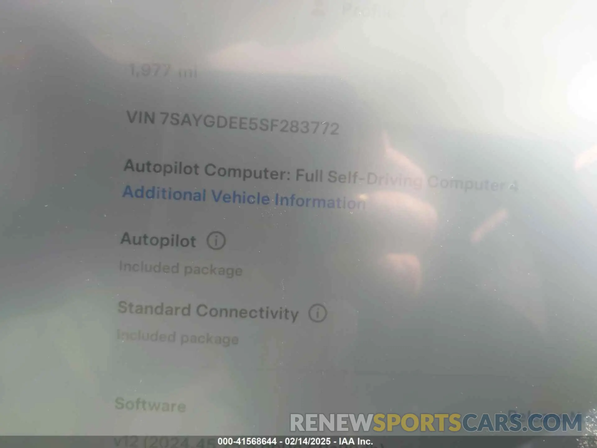 21 Фотография поврежденного автомобиля 7SAYGDEE5SF283772 TESLA MODEL Y 2025