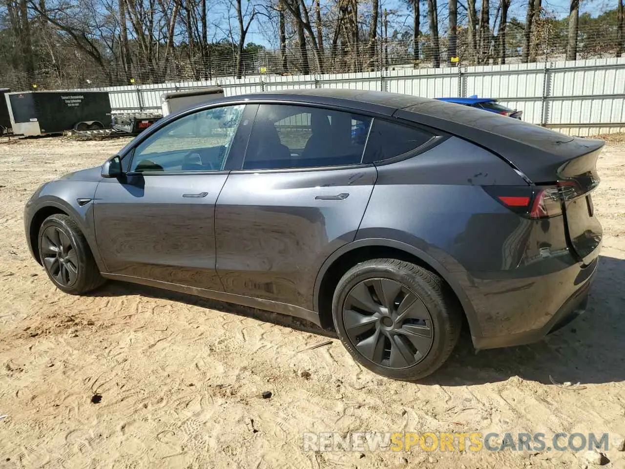 2 Photograph of a damaged car 7SAYGDEE7SA345301 TESLA MODEL Y 2025
