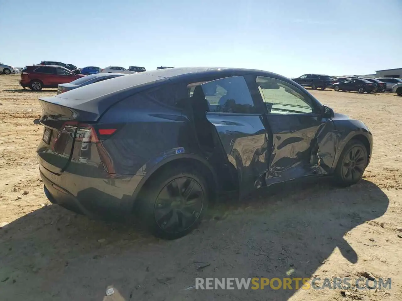 3 Photograph of a damaged car 7SAYGDEE7SA345301 TESLA MODEL Y 2025