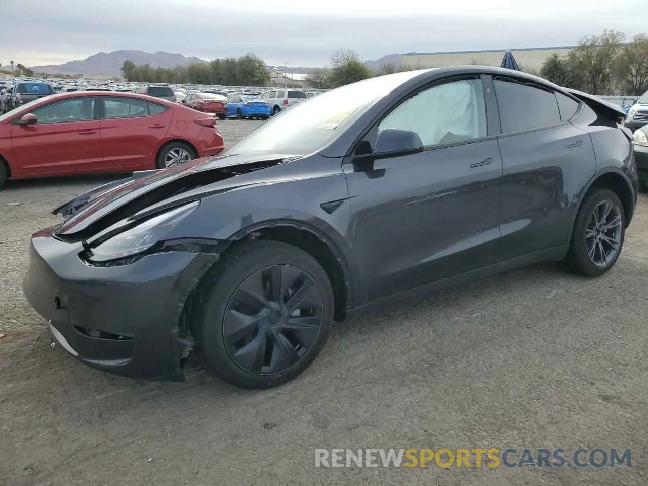 1 Photograph of a damaged car 7SAYGDEE7SF243340 TESLA MODEL Y 2025