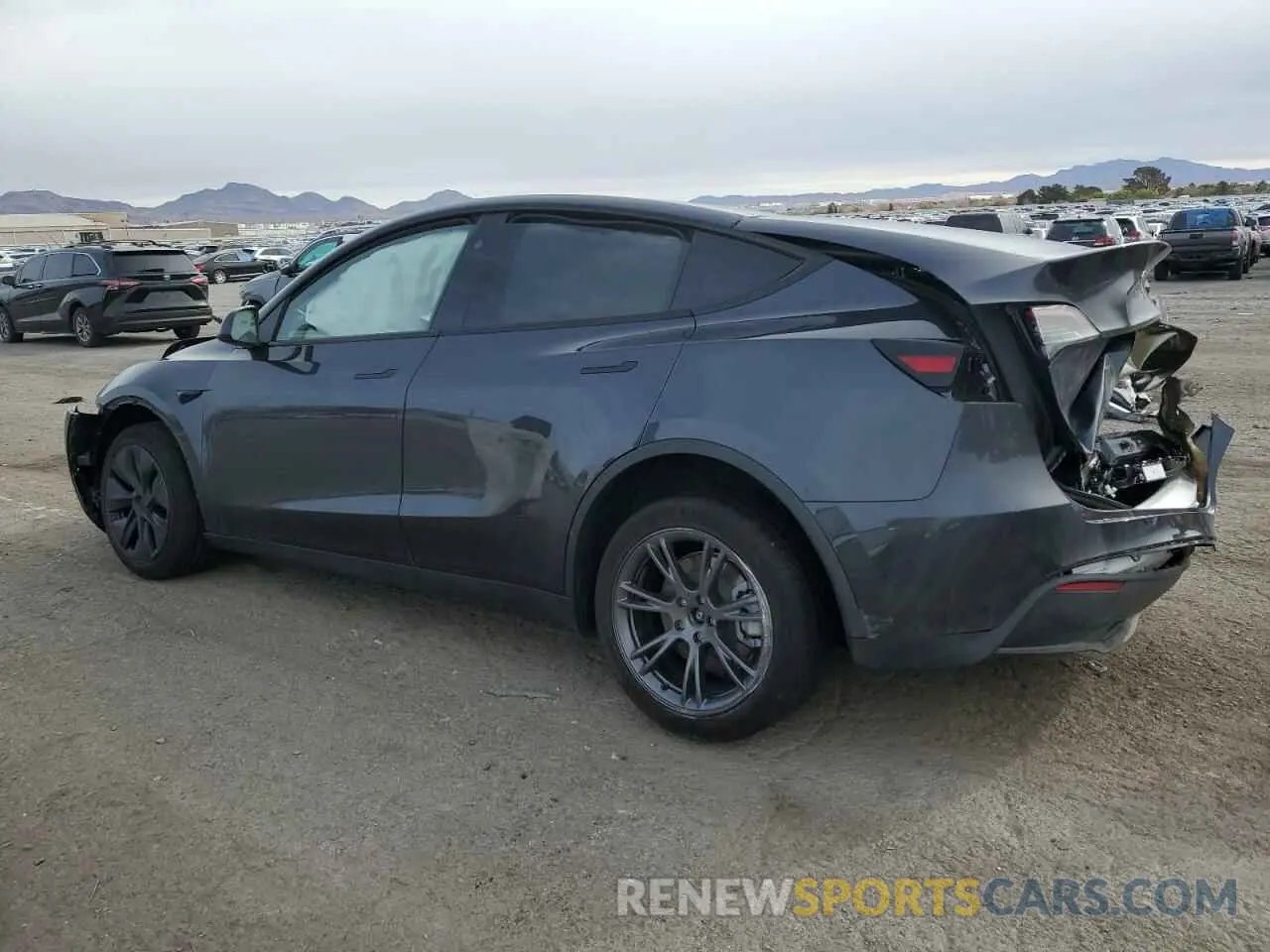 2 Photograph of a damaged car 7SAYGDEE7SF243340 TESLA MODEL Y 2025