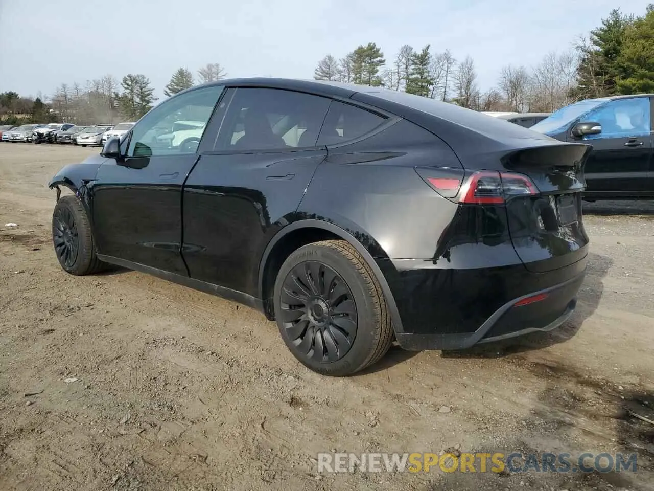 2 Photograph of a damaged car 7SAYGDEE7SF288570 TESLA MODEL Y 2025
