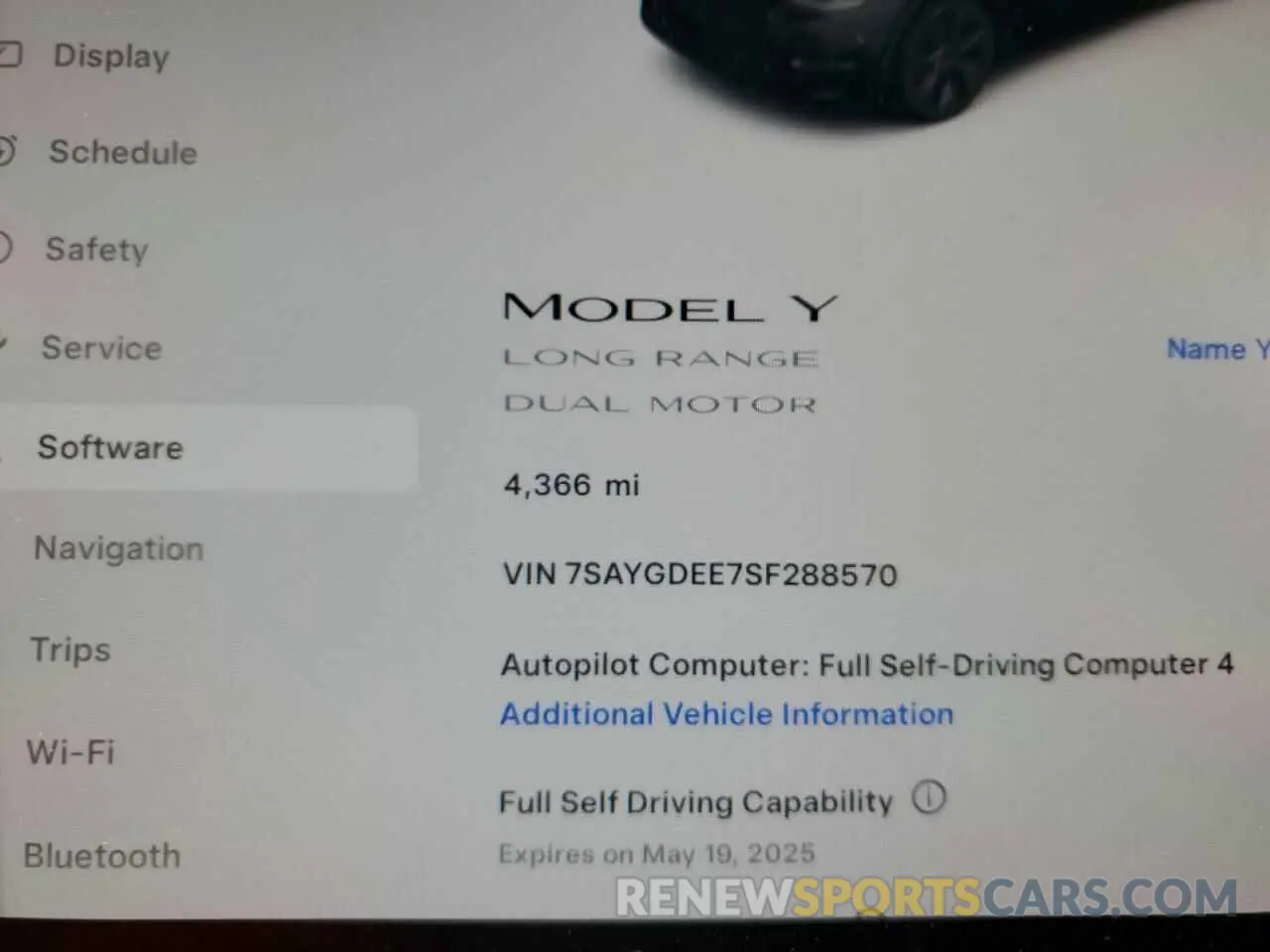 9 Photograph of a damaged car 7SAYGDEE7SF288570 TESLA MODEL Y 2025