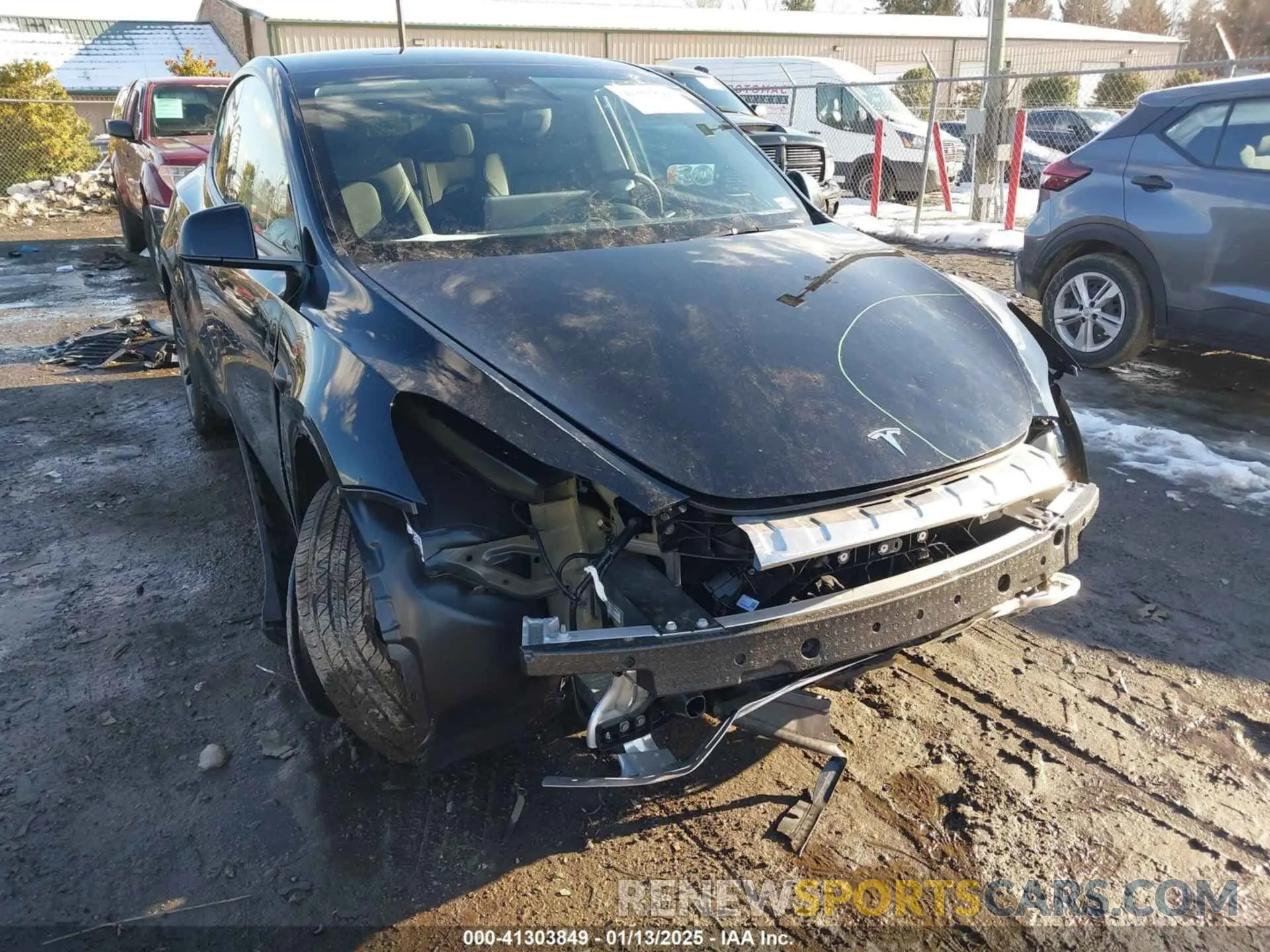 6 Фотография поврежденного автомобиля 7SAYGDEE8SA336591 TESLA MODEL Y 2025