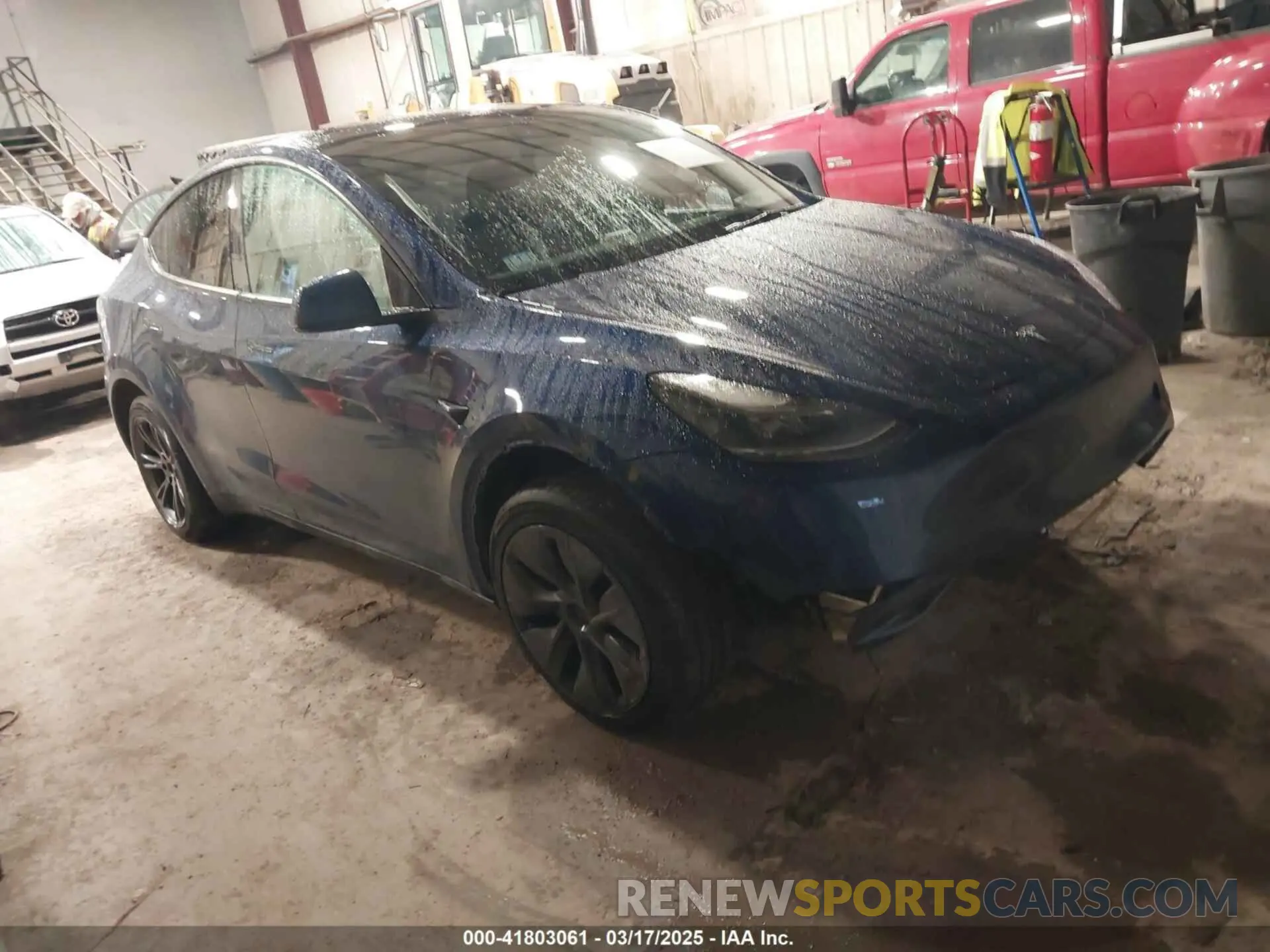 1 Фотография поврежденного автомобиля 7SAYGDEE8SA359773 TESLA MODEL Y 2025