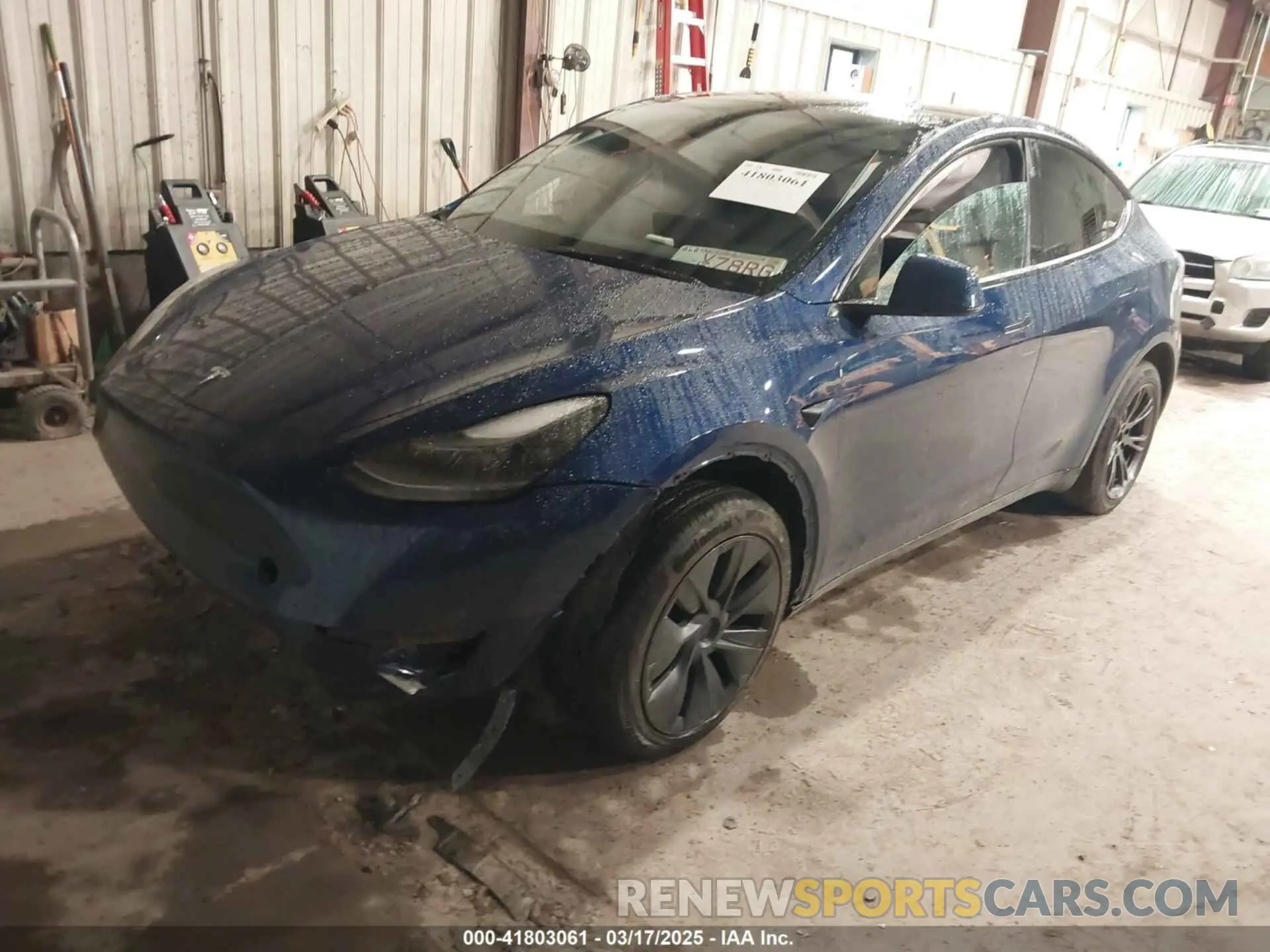 2 Фотография поврежденного автомобиля 7SAYGDEE8SA359773 TESLA MODEL Y 2025