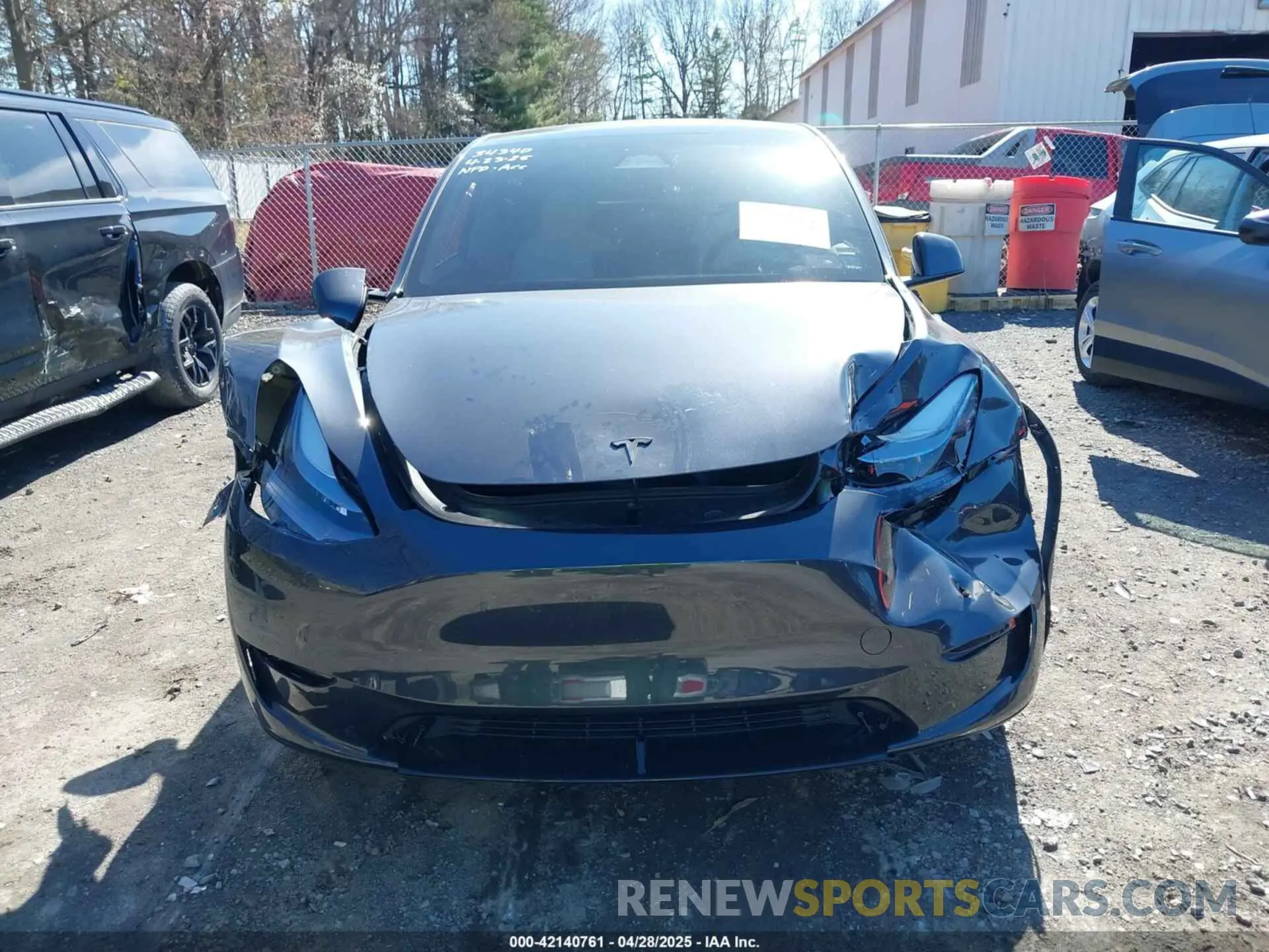 12 Photograph of a damaged car 7SAYGDEE8SF244254 TESLA MODEL Y 2025