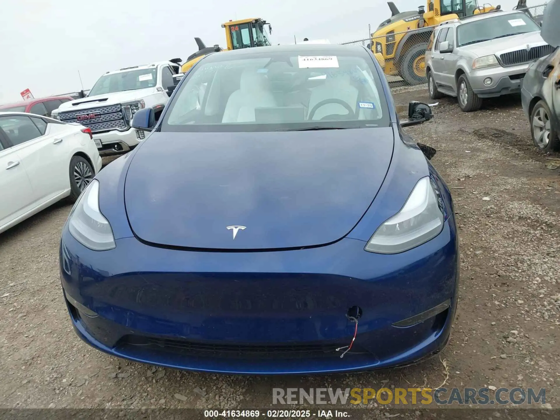 13 Фотография поврежденного автомобиля 7SAYGDEE9SA348975 TESLA MODEL Y 2025