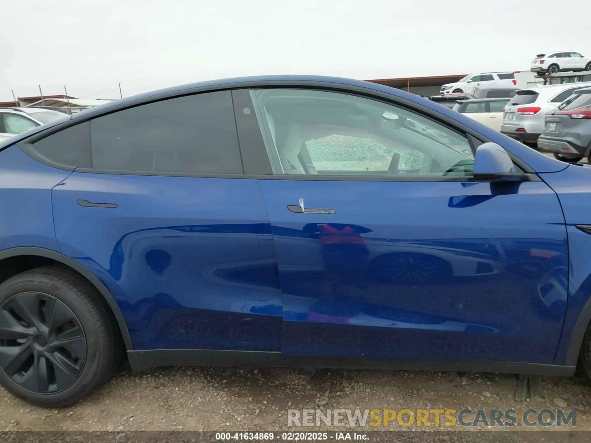 14 Фотография поврежденного автомобиля 7SAYGDEE9SA348975 TESLA MODEL Y 2025