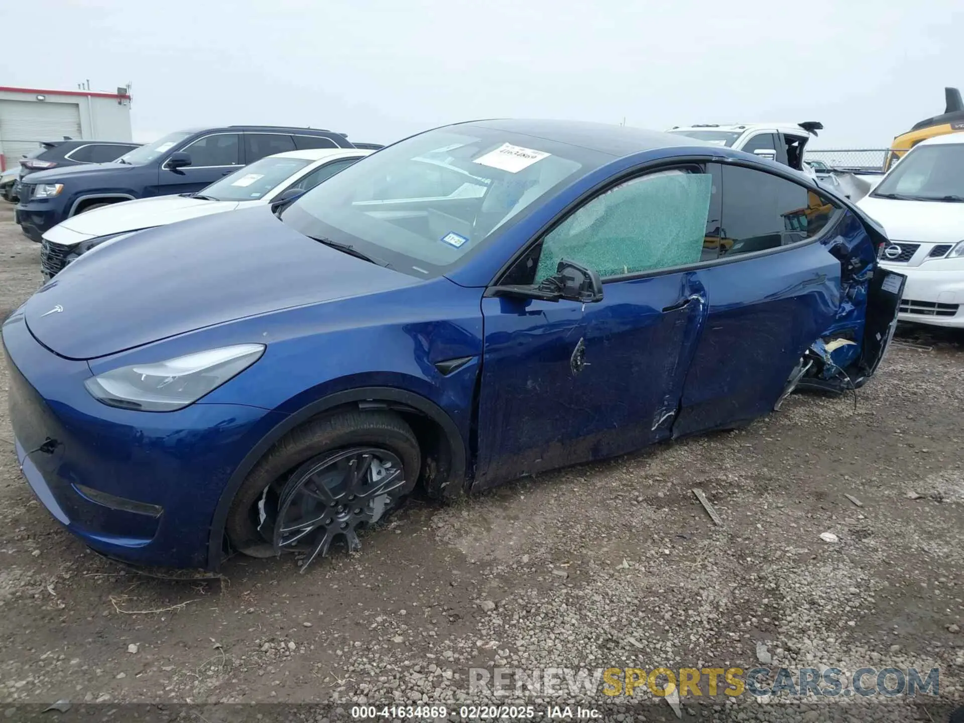 6 Фотография поврежденного автомобиля 7SAYGDEE9SA348975 TESLA MODEL Y 2025