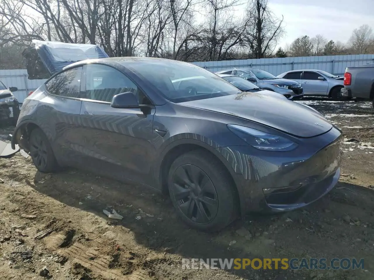 4 Фотография поврежденного автомобиля 7SAYGDEE9SF224241 TESLA MODEL Y 2025