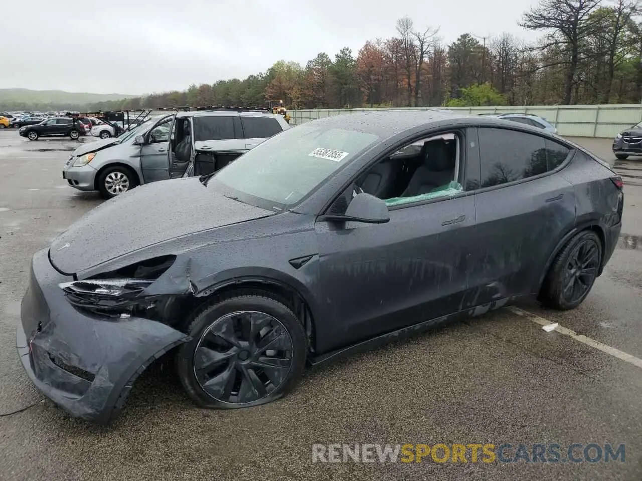 1 Фотография поврежденного автомобиля 7SAYGDEEXSA343008 TESLA MODEL Y 2025