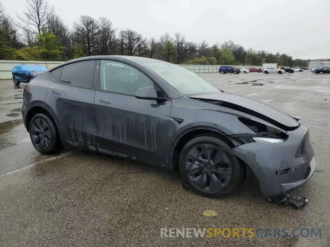 4 Фотография поврежденного автомобиля 7SAYGDEEXSA343008 TESLA MODEL Y 2025