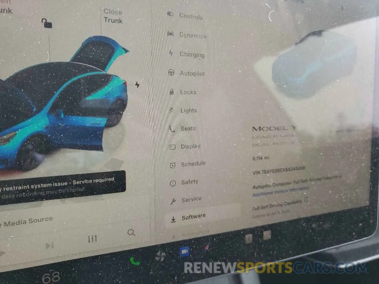 9 Фотография поврежденного автомобиля 7SAYGDEEXSA343008 TESLA MODEL Y 2025