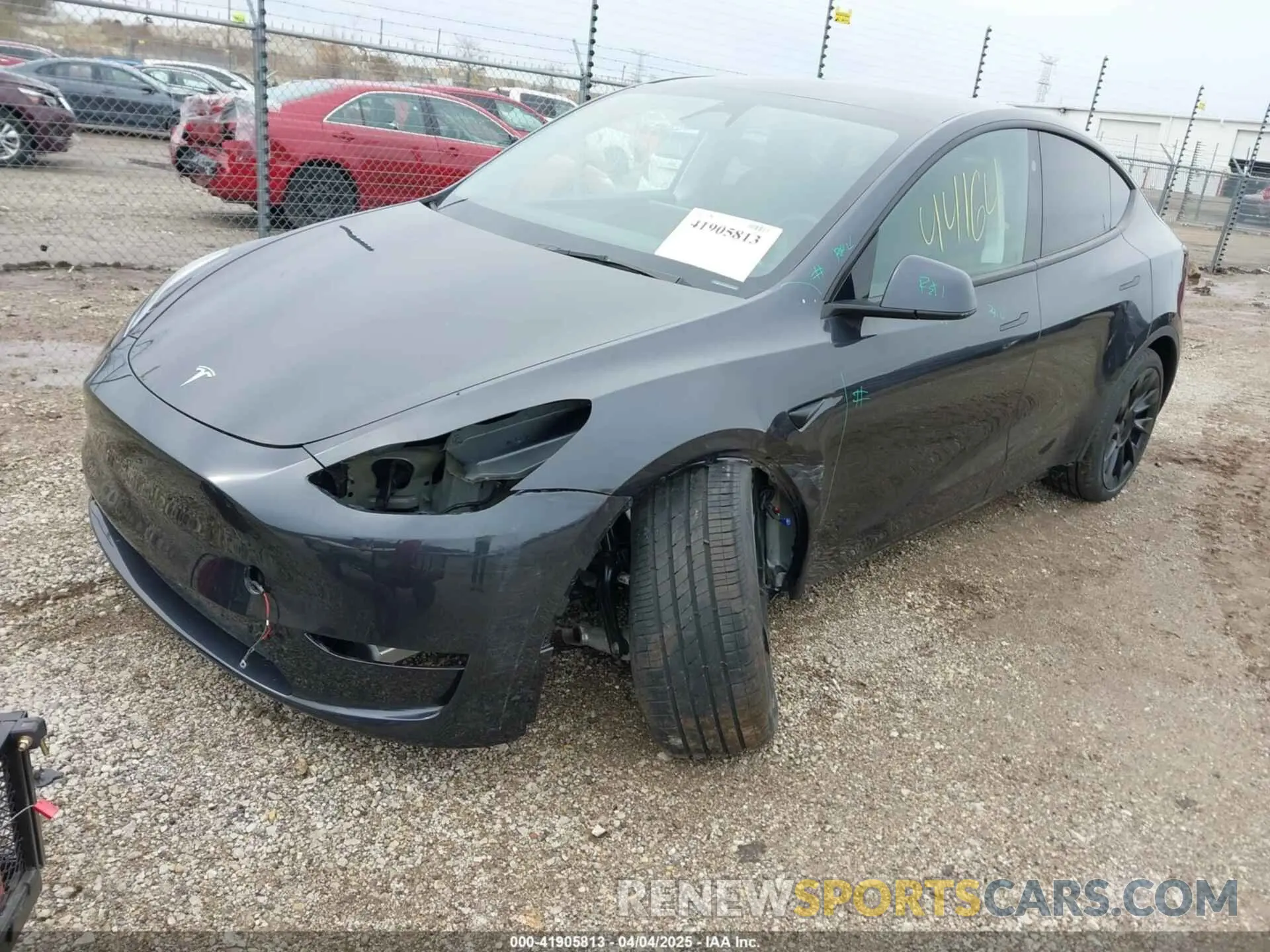 2 Photograph of a damaged car 7SAYGDEEXSF266143 TESLA MODEL Y 2025