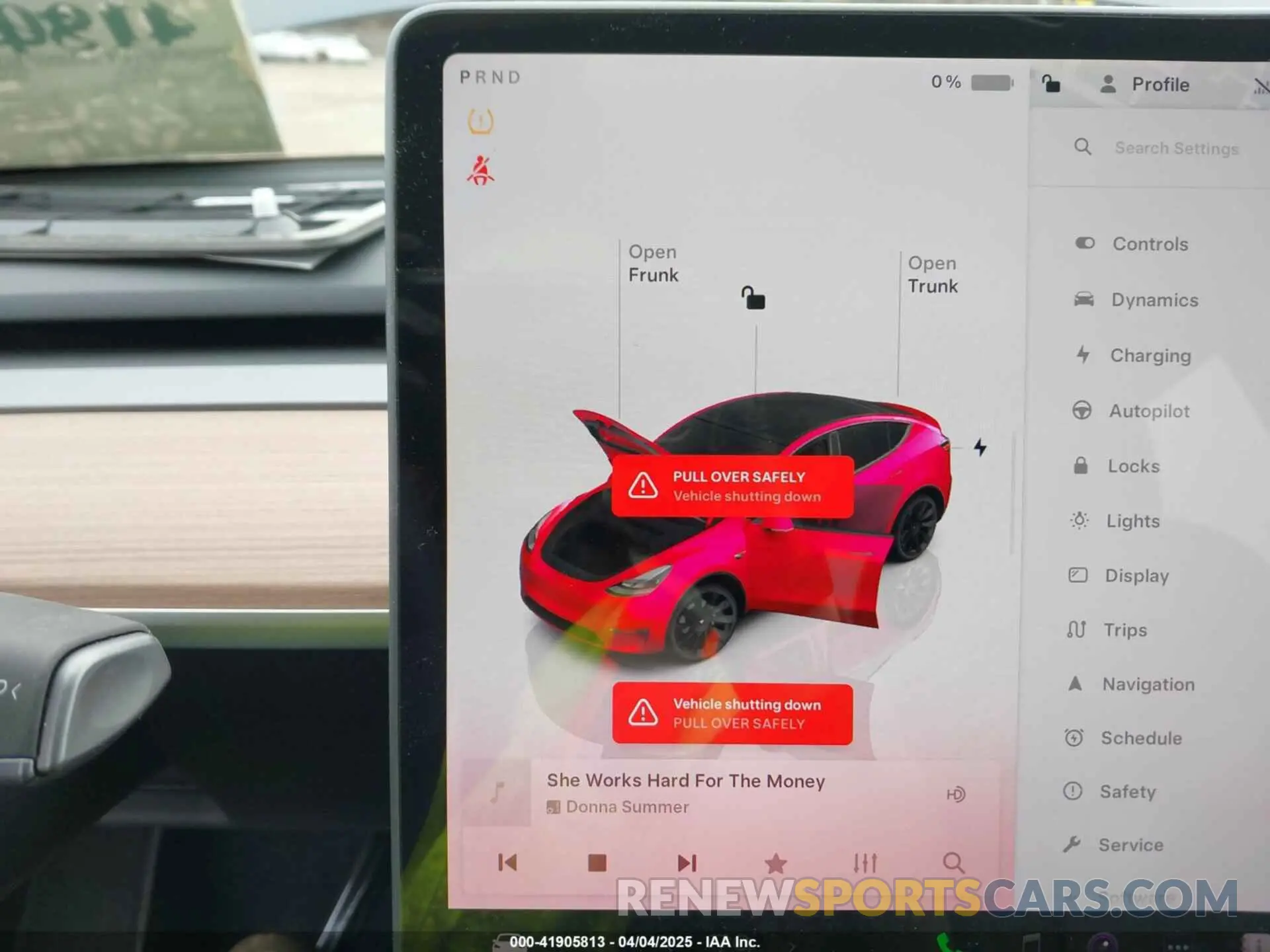 7 Photograph of a damaged car 7SAYGDEEXSF266143 TESLA MODEL Y 2025
