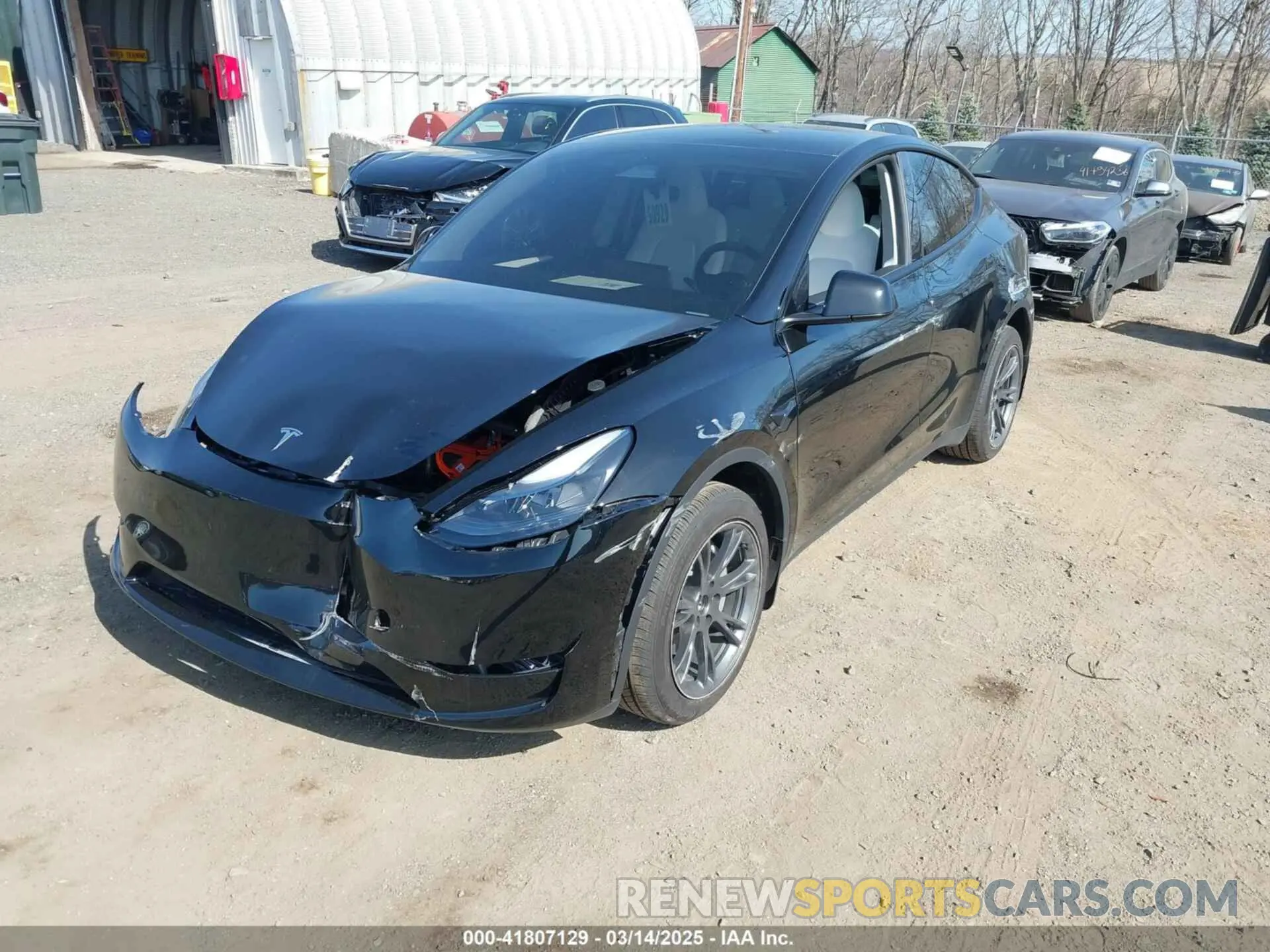 2 Photograph of a damaged car 7SAYGDEEXSF267888 TESLA MODEL Y 2025