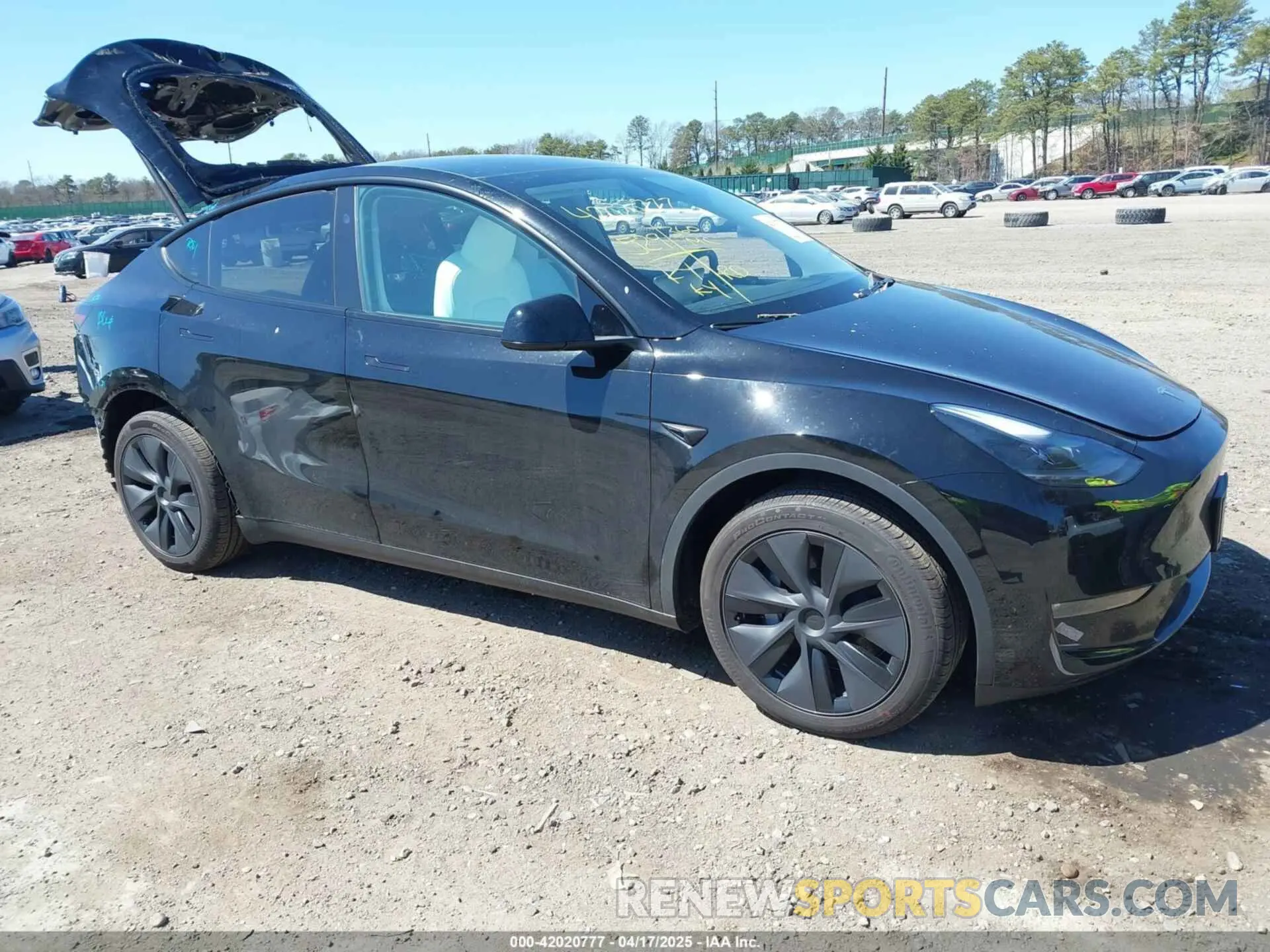 1 Photograph of a damaged car 7SAYGDEEXSF297876 TESLA MODEL Y 2025