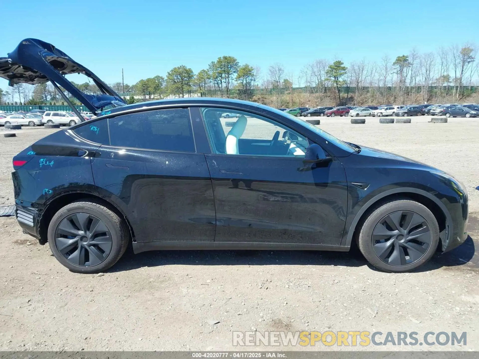 14 Photograph of a damaged car 7SAYGDEEXSF297876 TESLA MODEL Y 2025