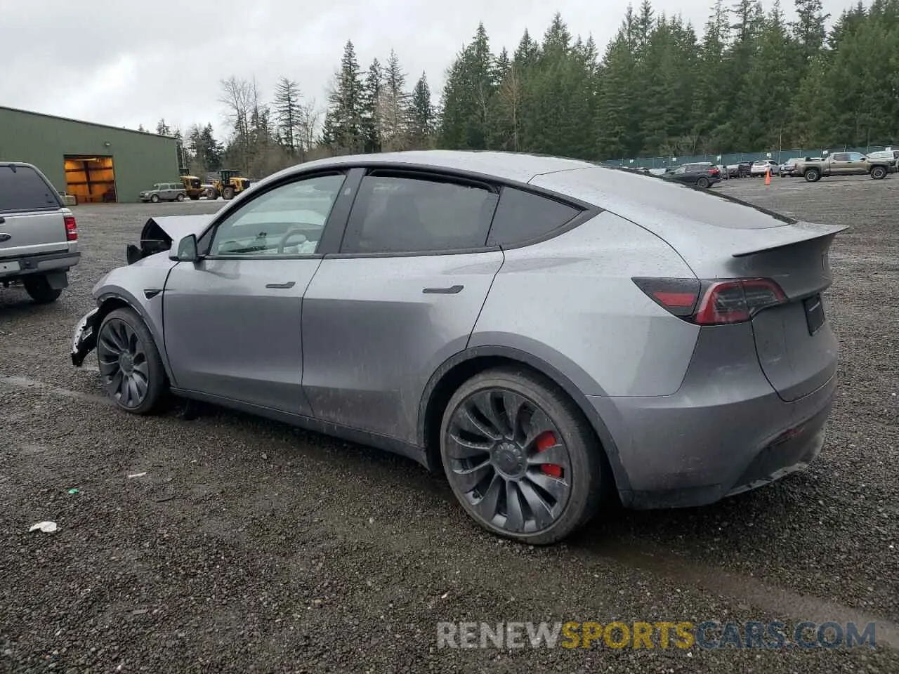 2 Фотография поврежденного автомобиля 7SAYGDEF2SF232223 TESLA MODEL Y 2025