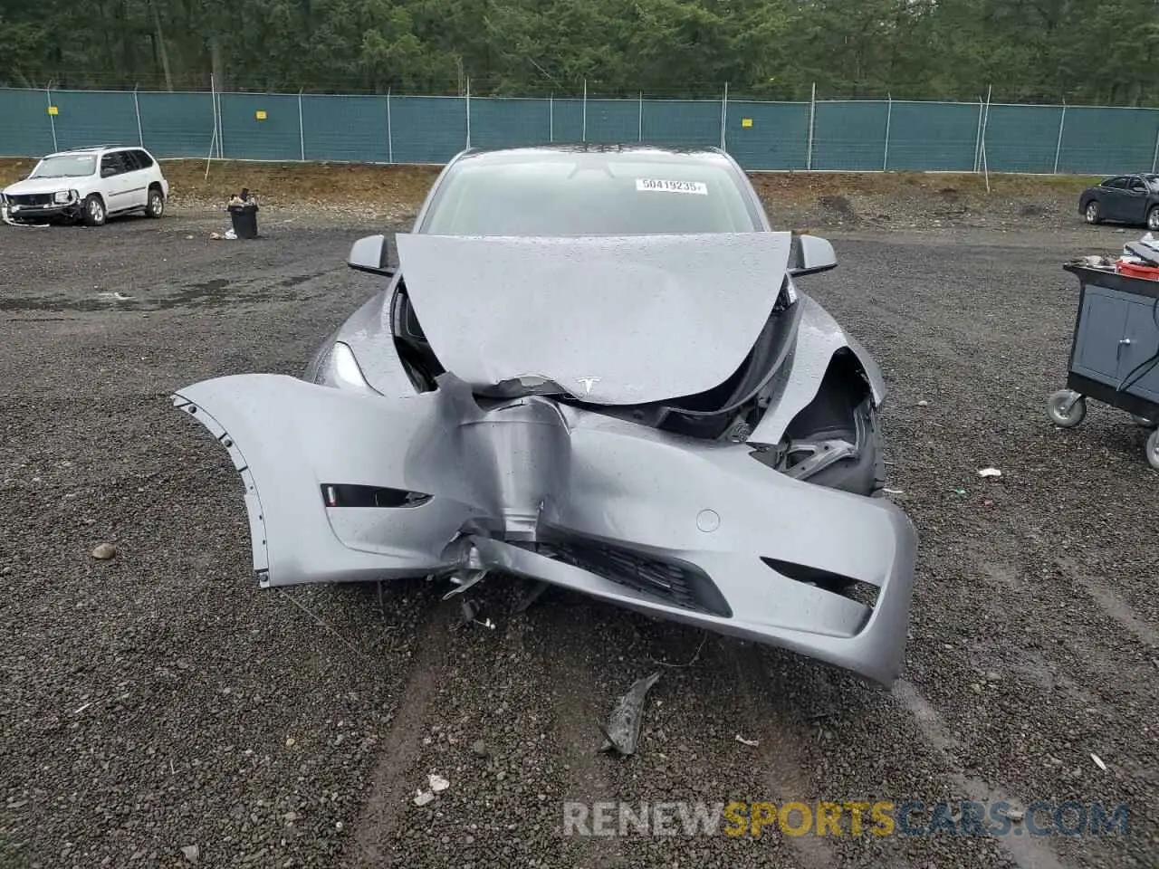 5 Фотография поврежденного автомобиля 7SAYGDEF2SF232223 TESLA MODEL Y 2025