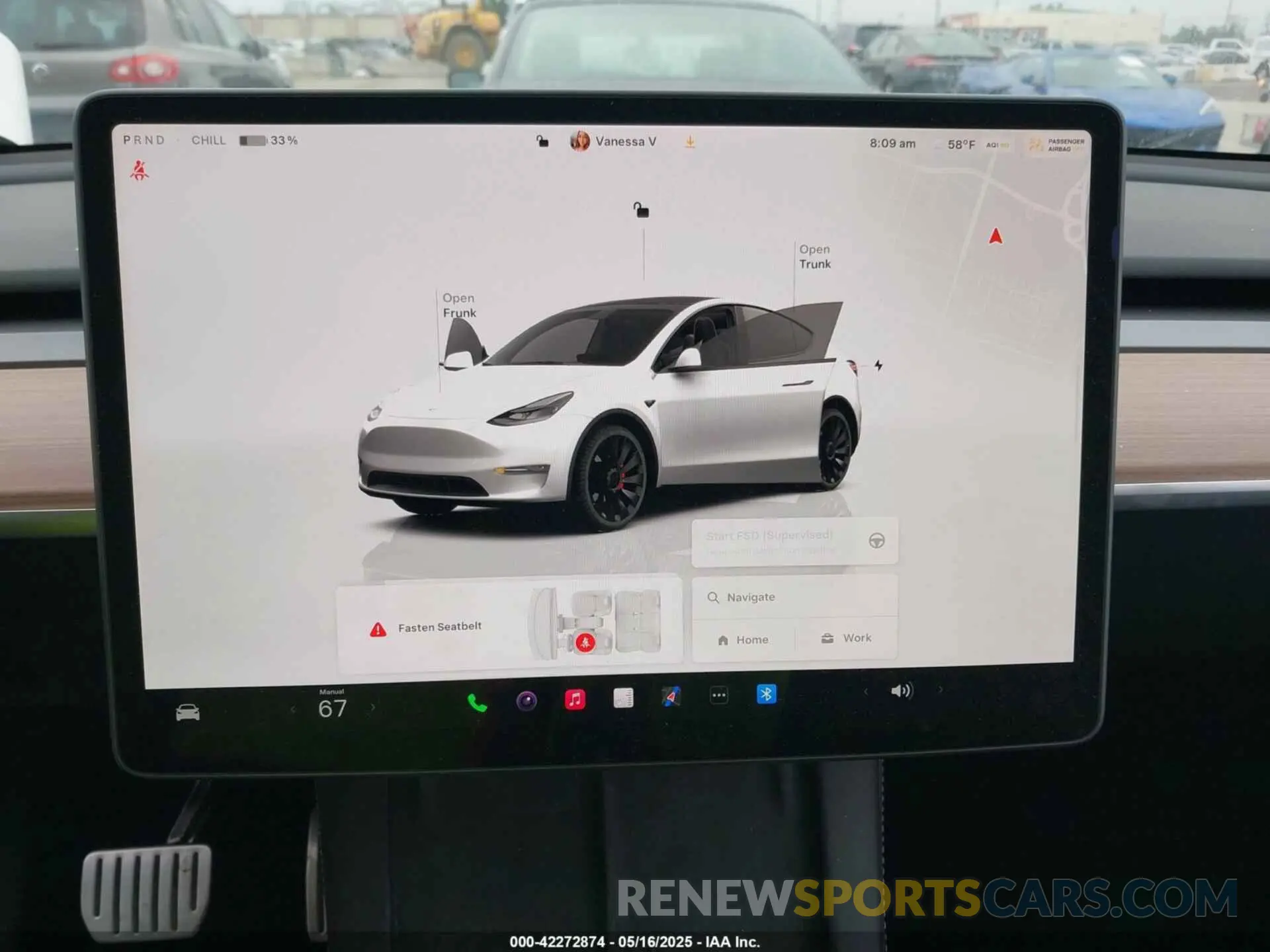 7 Photograph of a damaged car 7SAYGDEF3SF245577 TESLA MODEL Y 2025