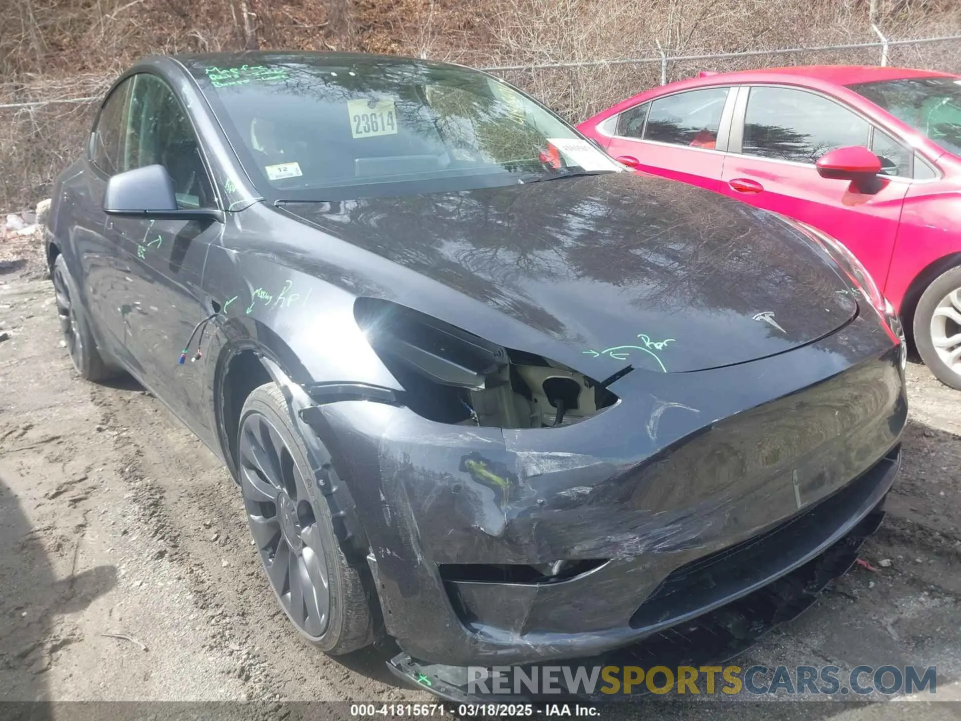 1 Фотография поврежденного автомобиля 7SAYGDEF4SA344146 TESLA MODEL Y 2025
